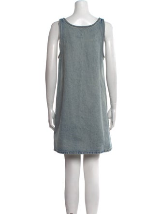 John Elliott Scoop Neck Mini Dress
