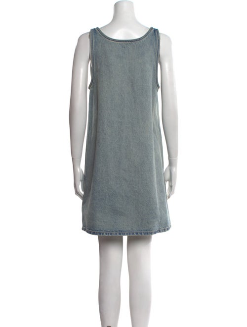 John Elliott Scoop Neck Mini Dress