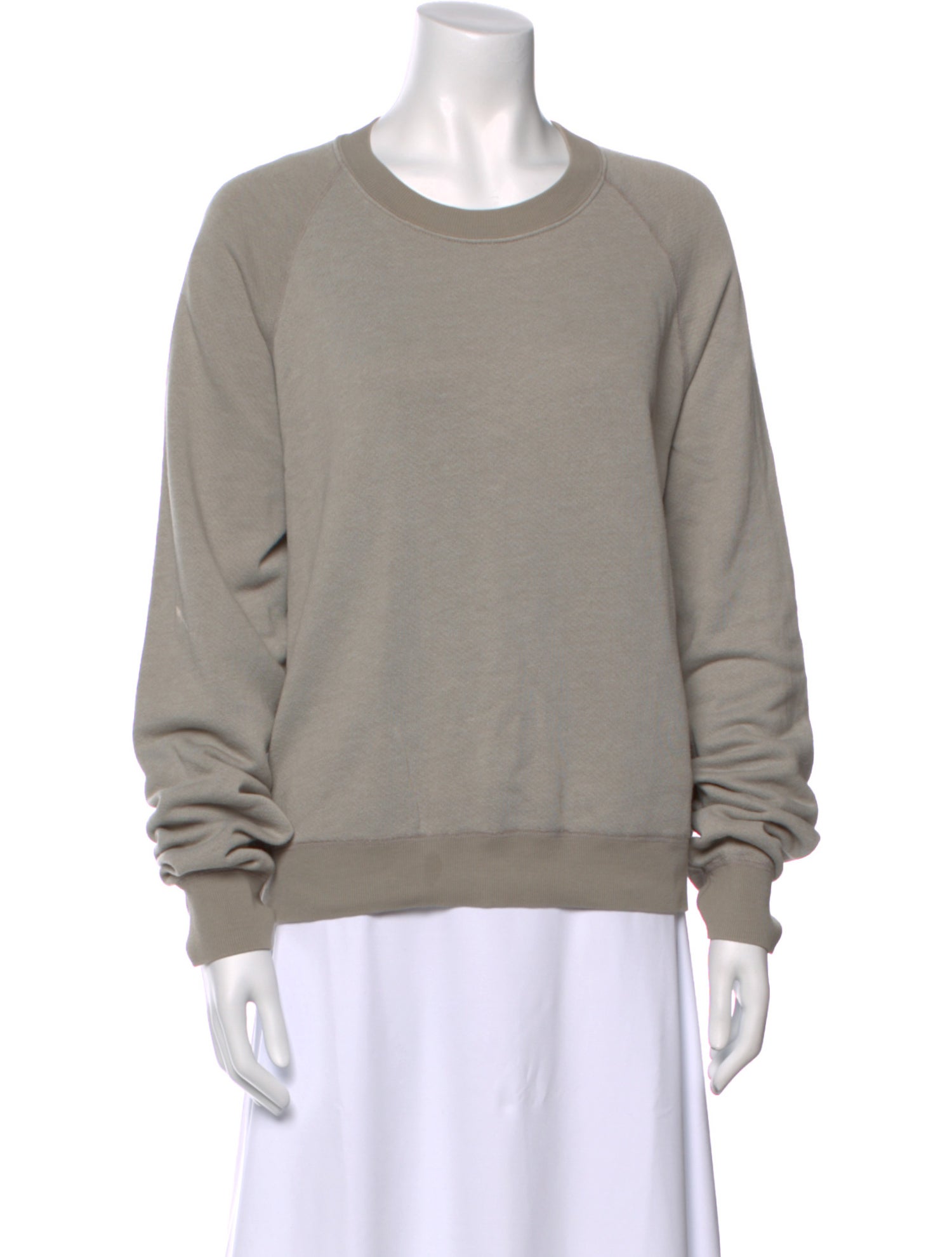 John Elliott Crew Neck Long Sleeve Sweatshirt