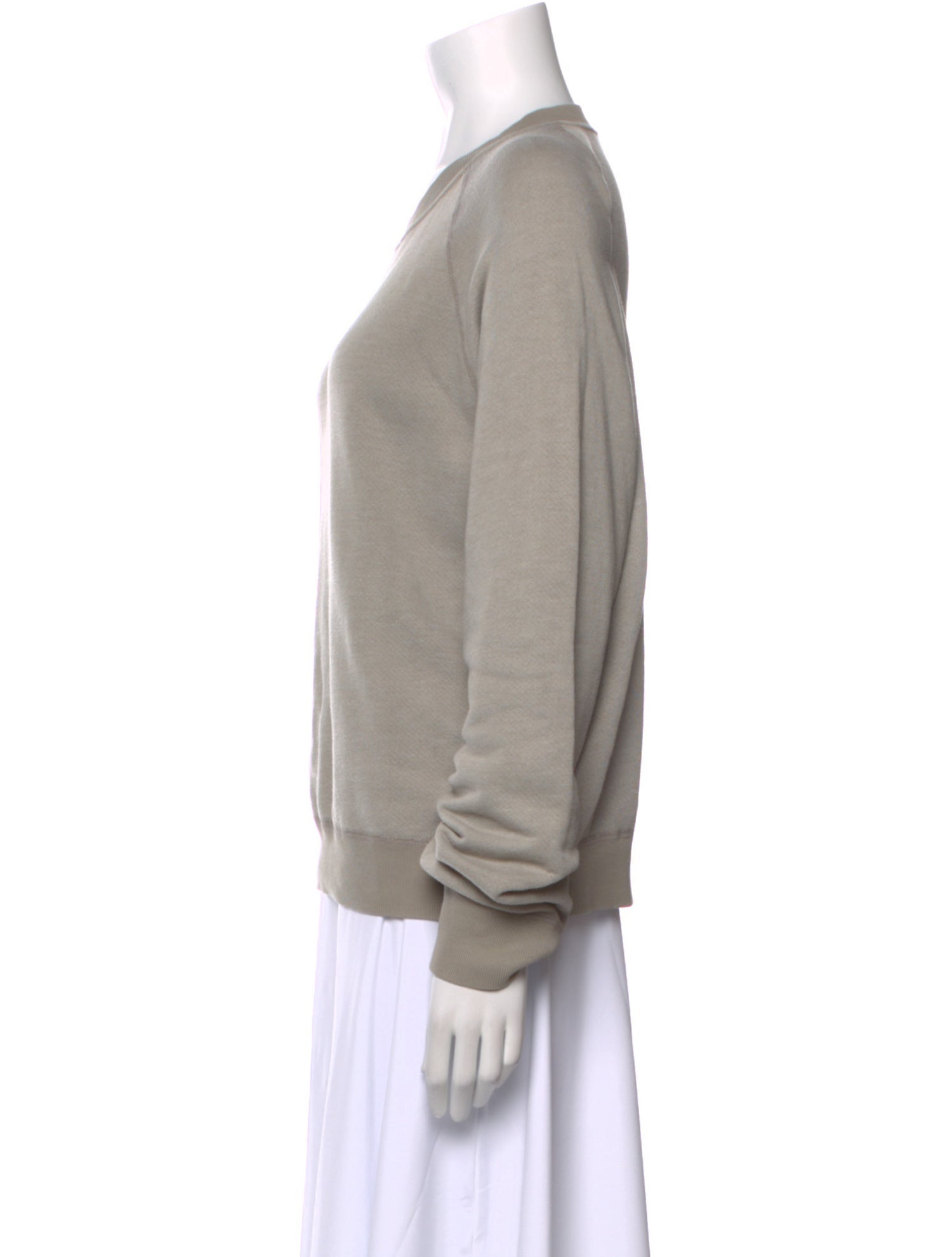 John Elliott Crew Neck Long Sleeve Sweatshirt