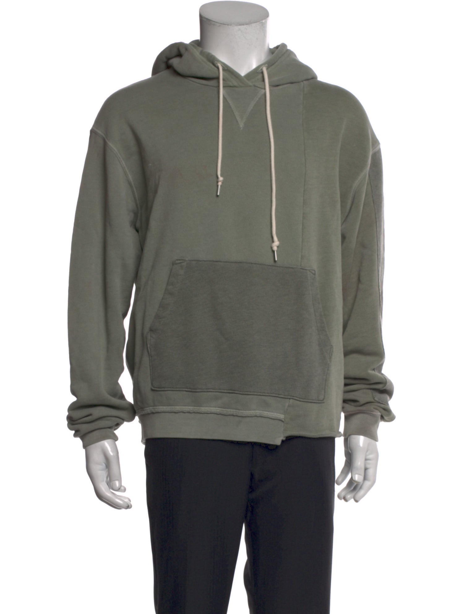 John Elliott Crew Neck Long Sleeve Hoodie