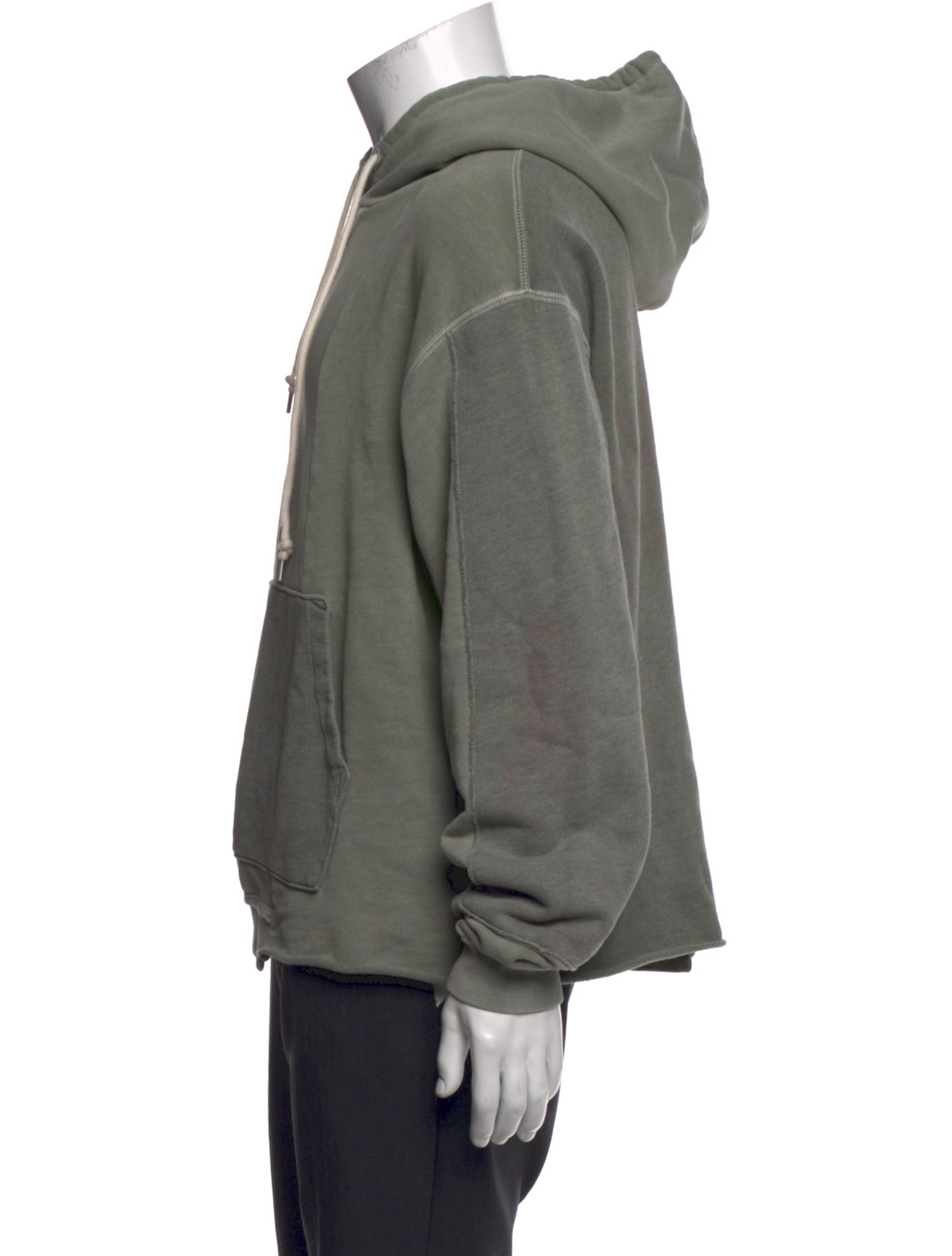John Elliott Crew Neck Long Sleeve Hoodie