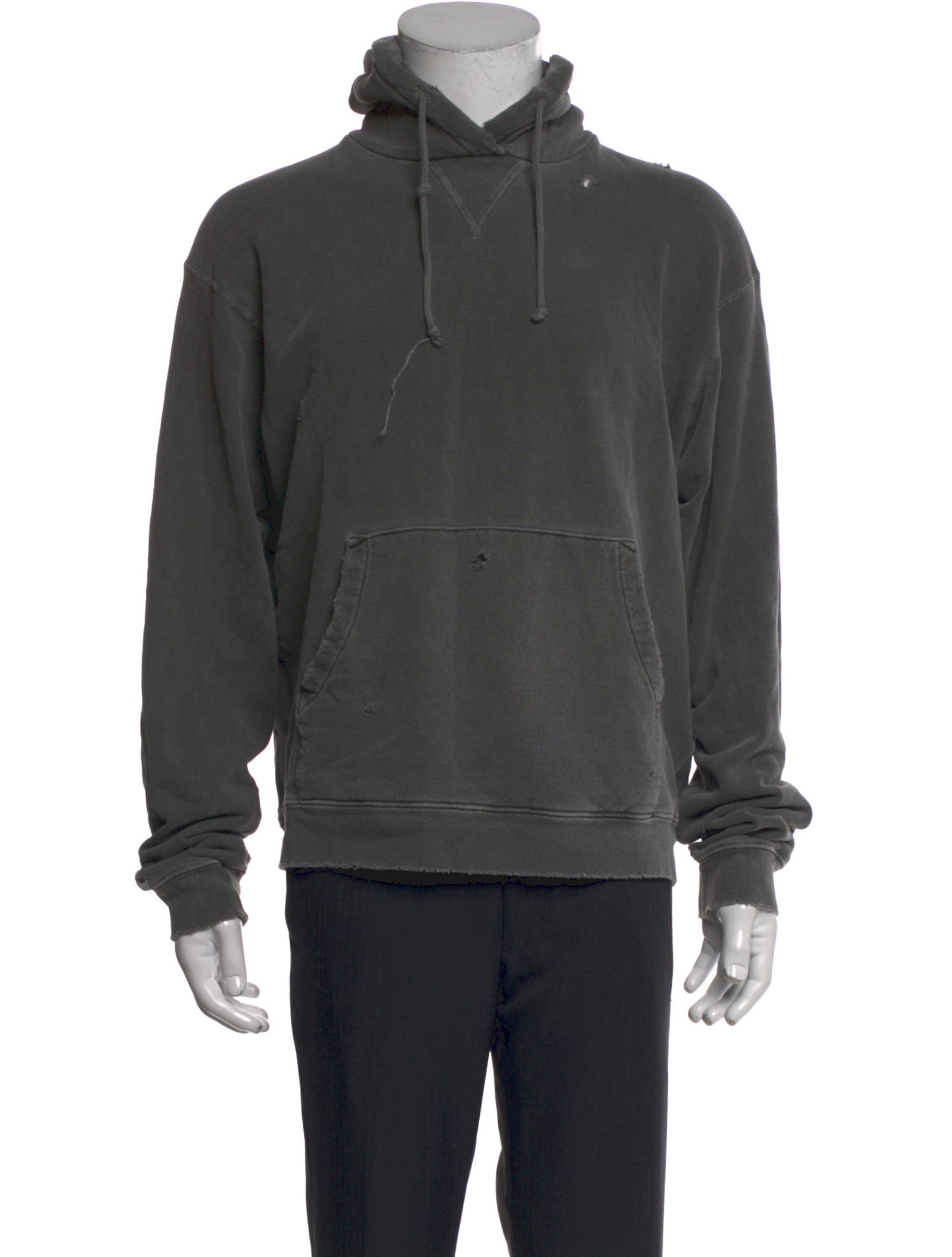 John Elliott Mock Neck Long Sleeve Hoodie
