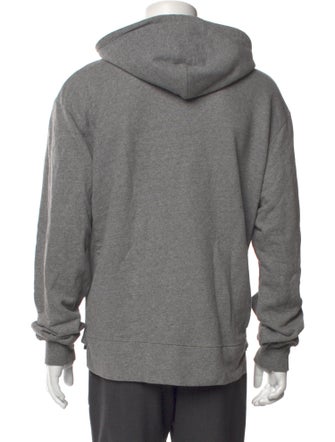 John Elliott Mock Neck Long Sleeve Hoodie