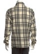 John Elliott Plaid Print Long Sleeve Shirt