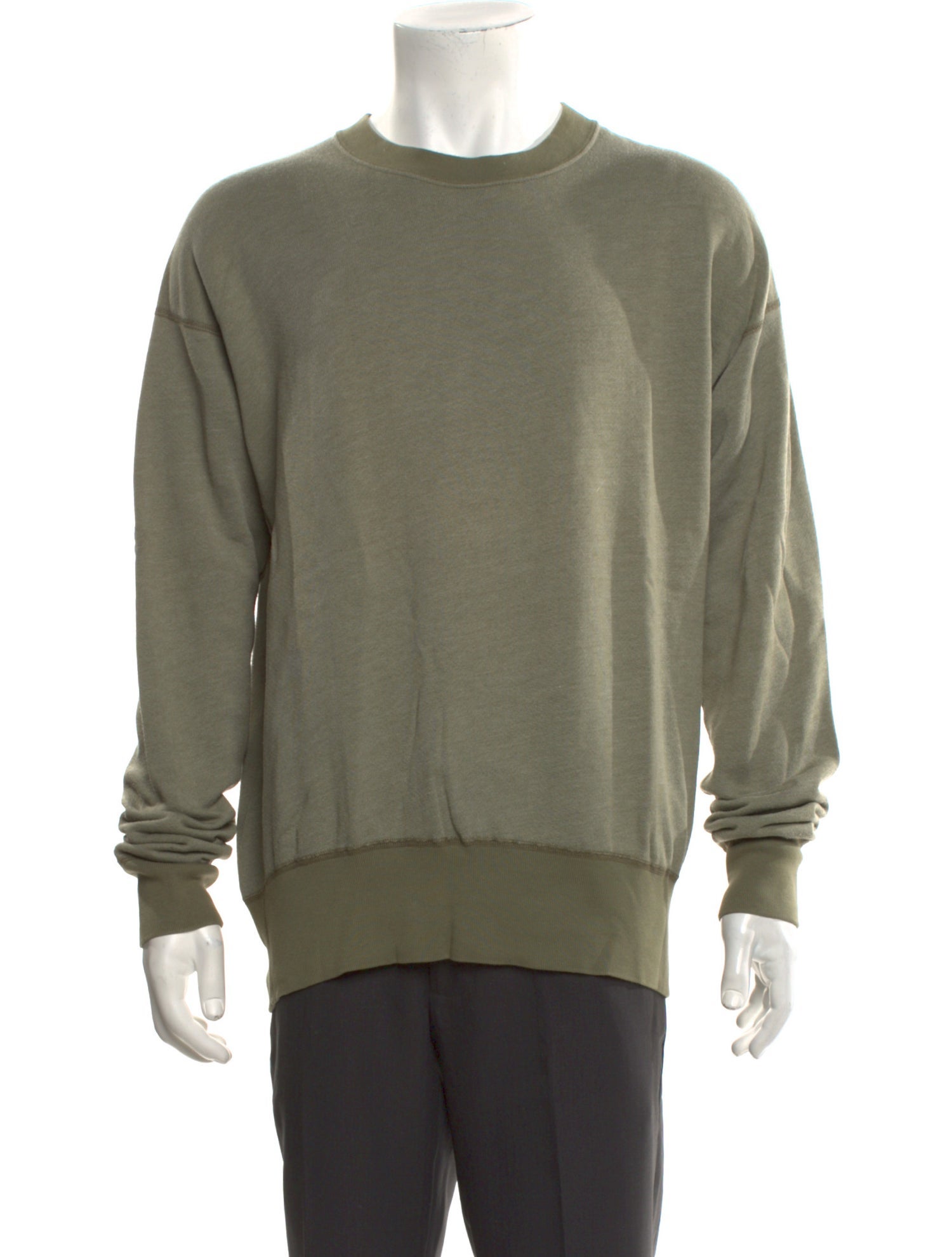 John Elliott Crew Neck Long Sleeve Sweatshirt
