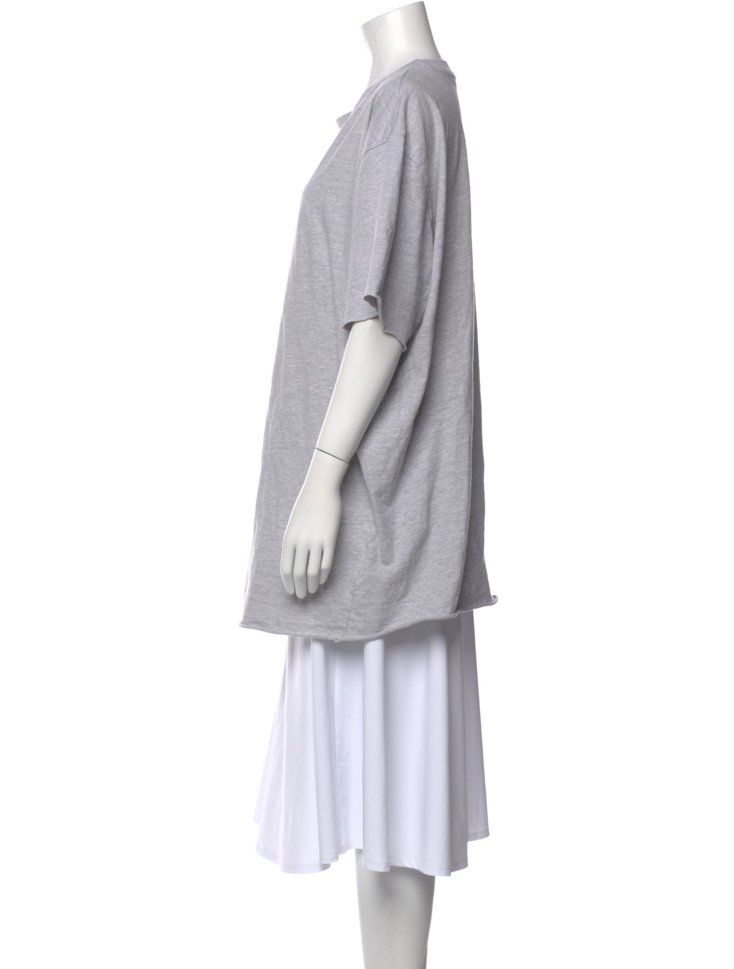 John Elliott Crew Neck Short Sleeve Tunic