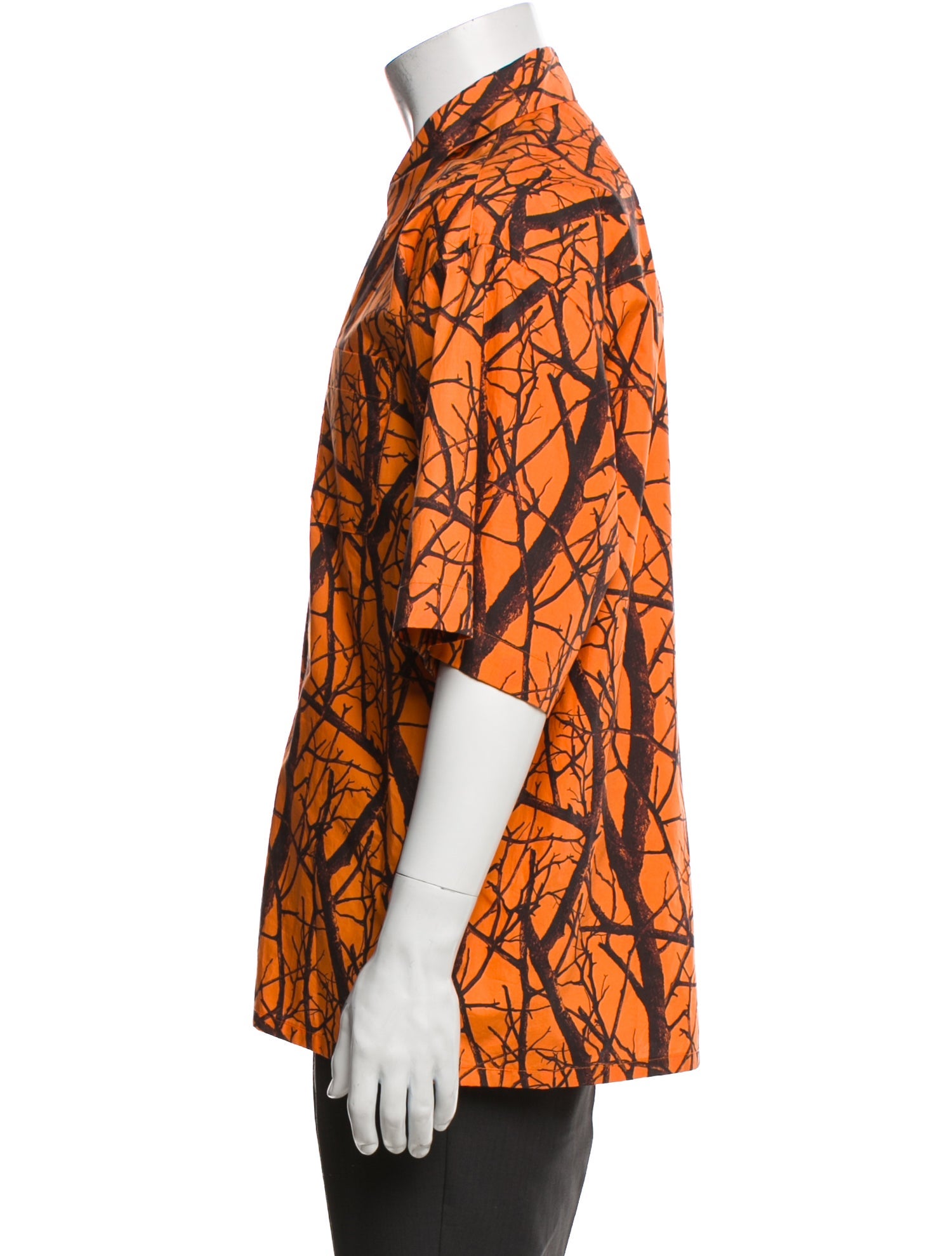 John Elliott Floral Print Short Sleeve Shirt