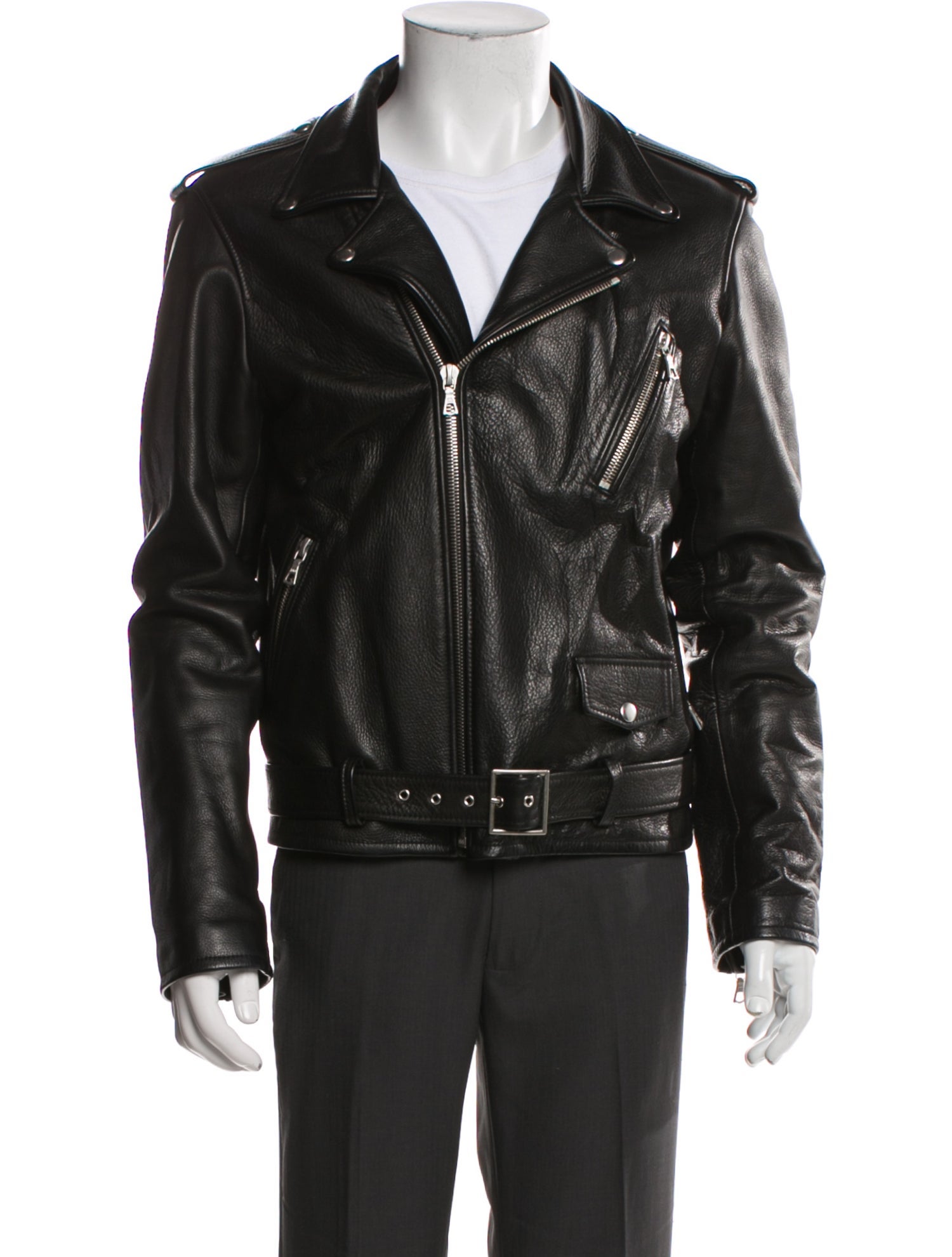 John Elliott Leather Moto Jacket