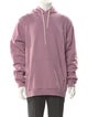 John Elliott V-Neck Long Sleeve Hoodie