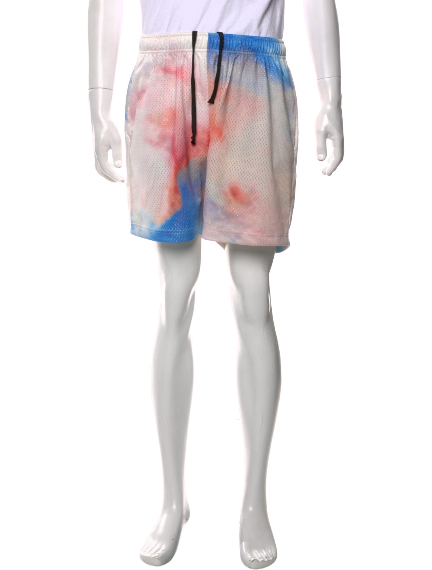 John Elliott Tie-Dye Print Jogger Shorts