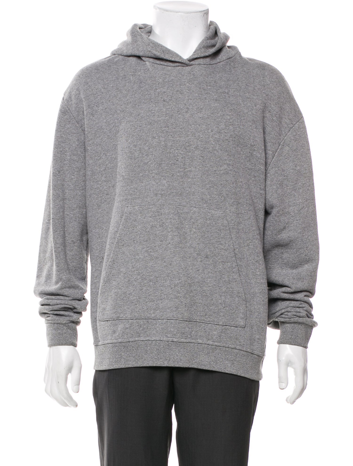 John Elliott V-Neck Long Sleeve Hoodie