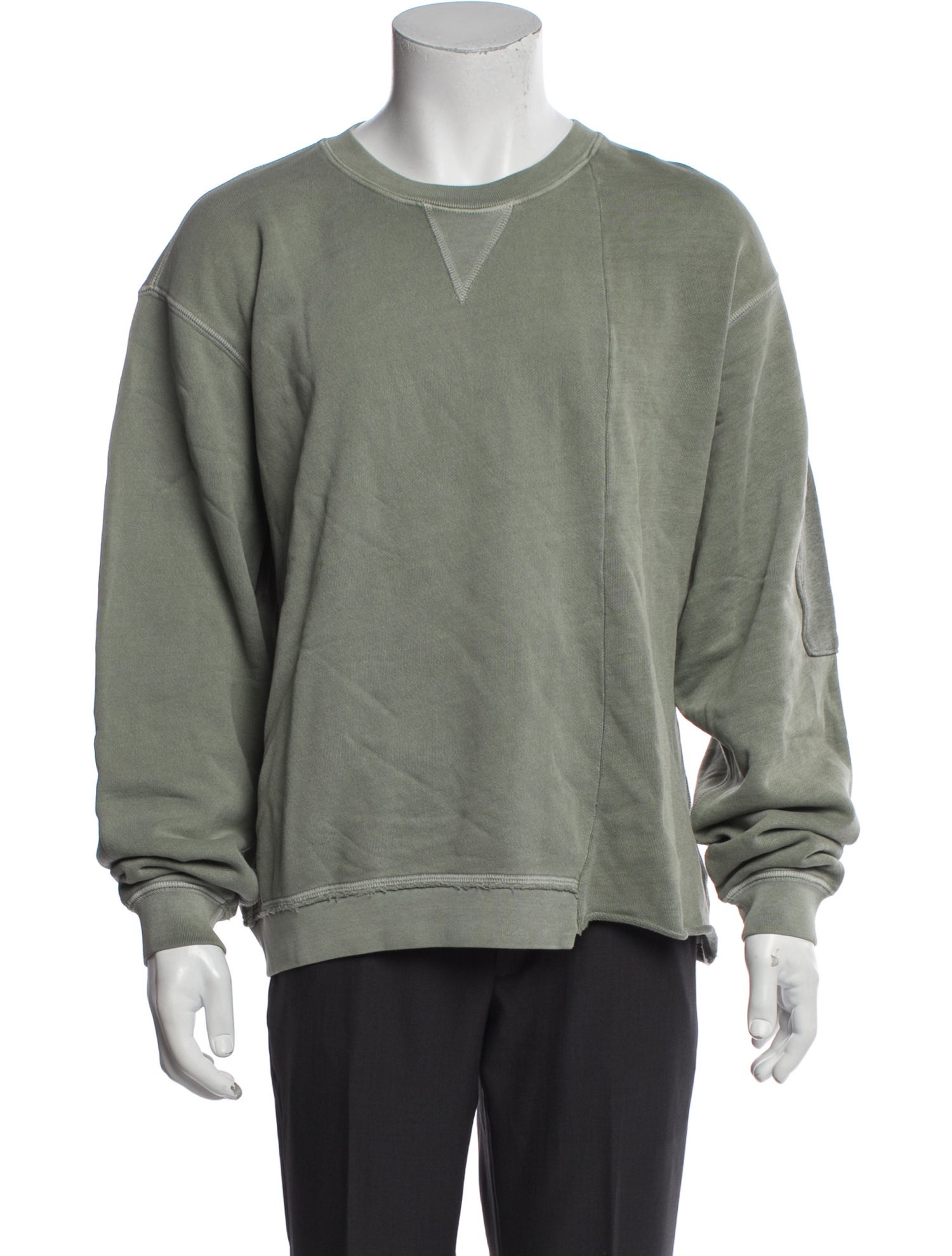 John Elliott Crew Neck Long Sleeve Sweatshirt