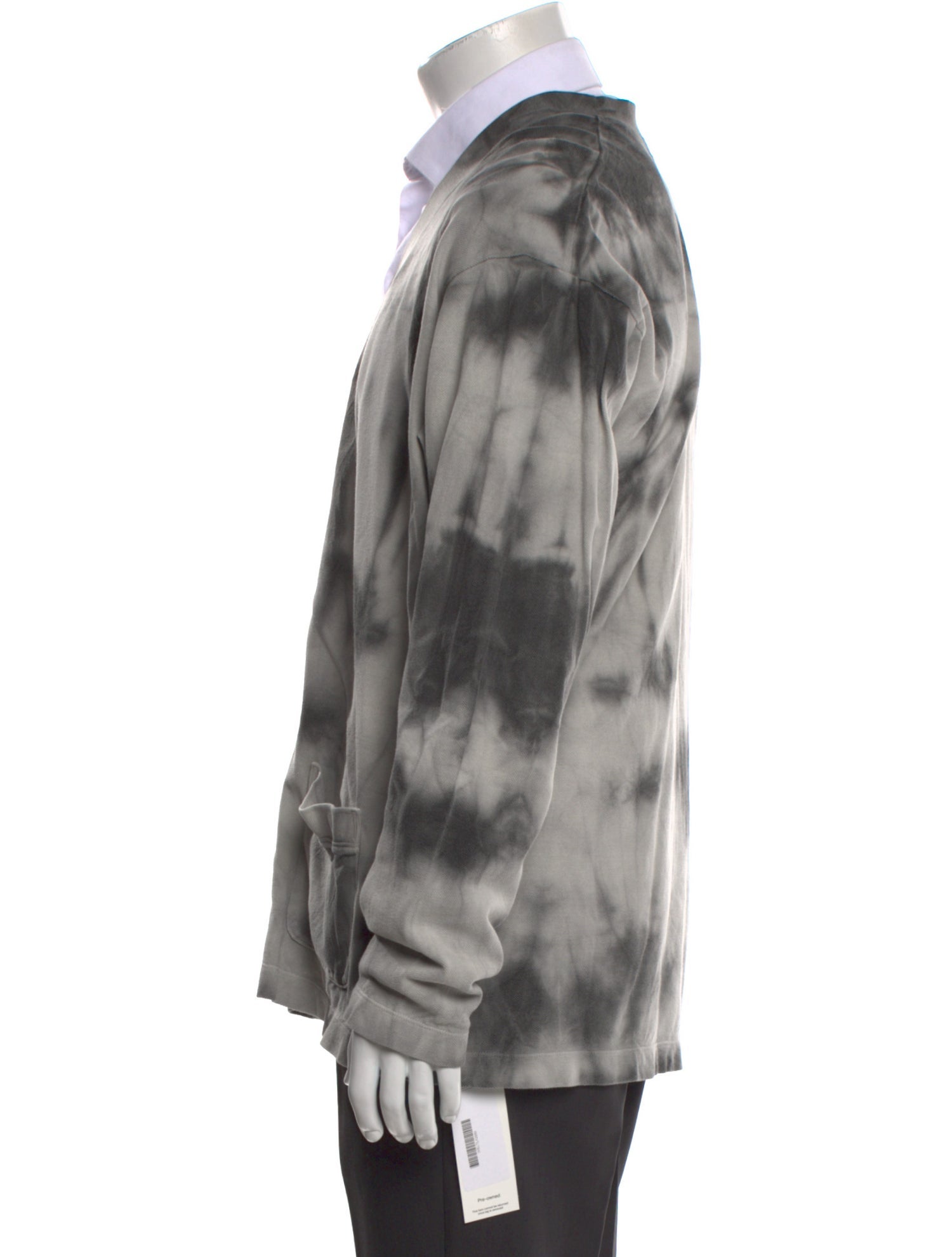 John Elliott Tie-Dye Print V-Neck Cardigan