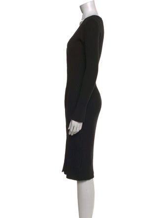 John Elliott V-Neck Knee-Length Dress