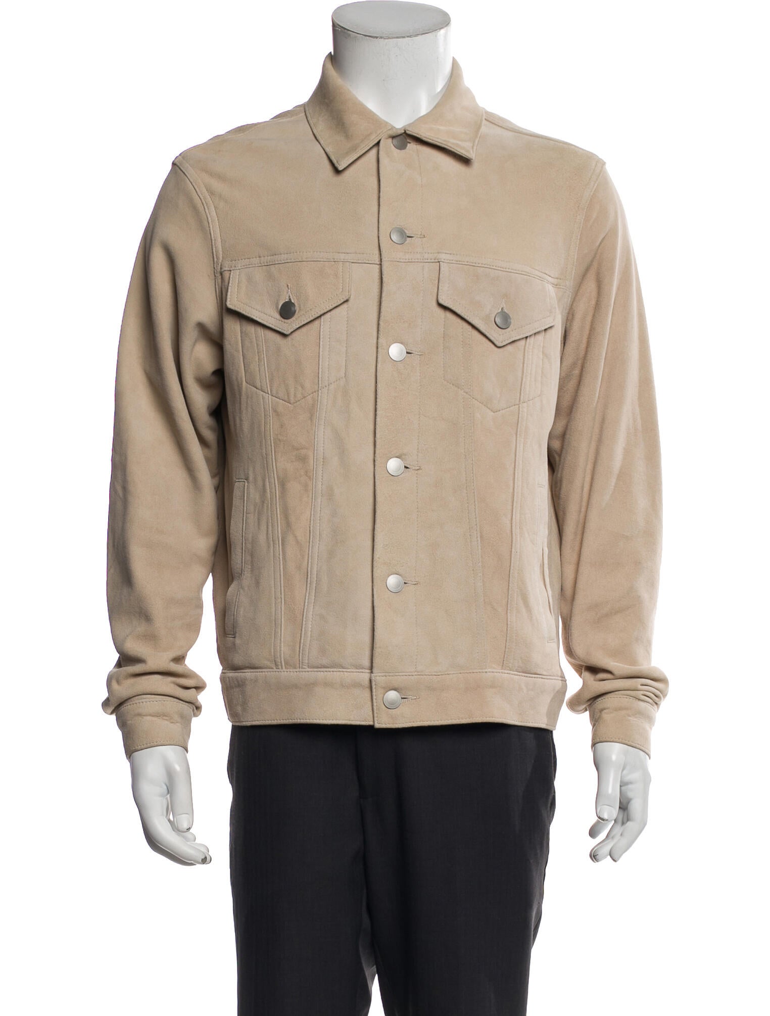 John Elliott Thumper Type III Lamb Leather Trucker Jacket