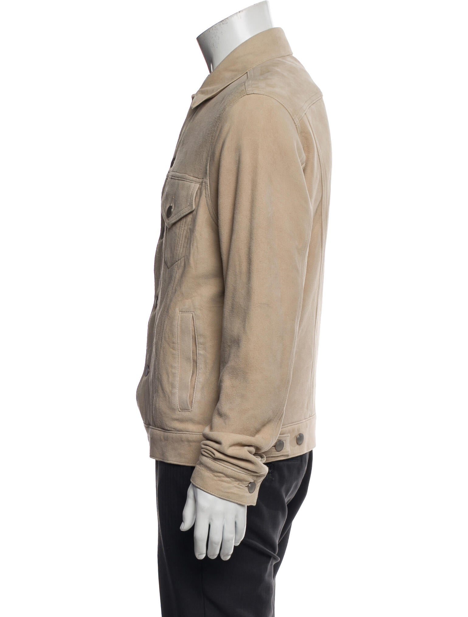 John Elliott Thumper Type III Lamb Leather Trucker Jacket