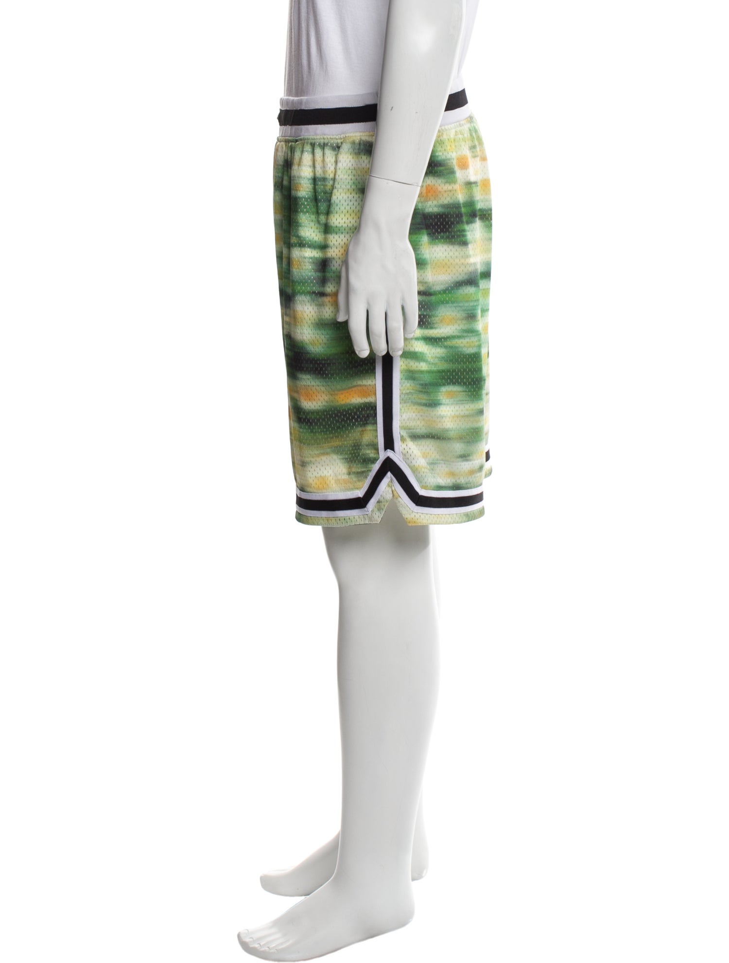 John Elliott Tie-Dye Print Jogger Shorts
