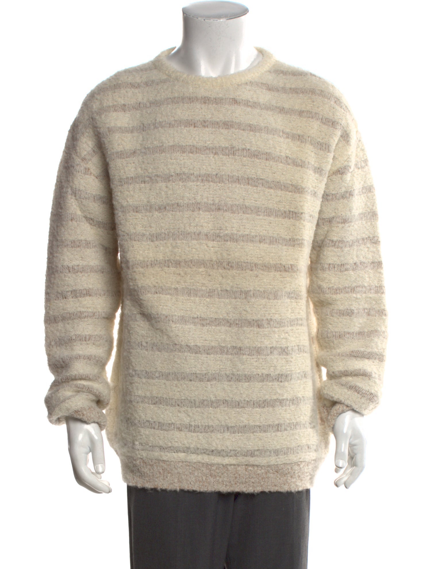 John Elliott Alpaca Striped Pullover