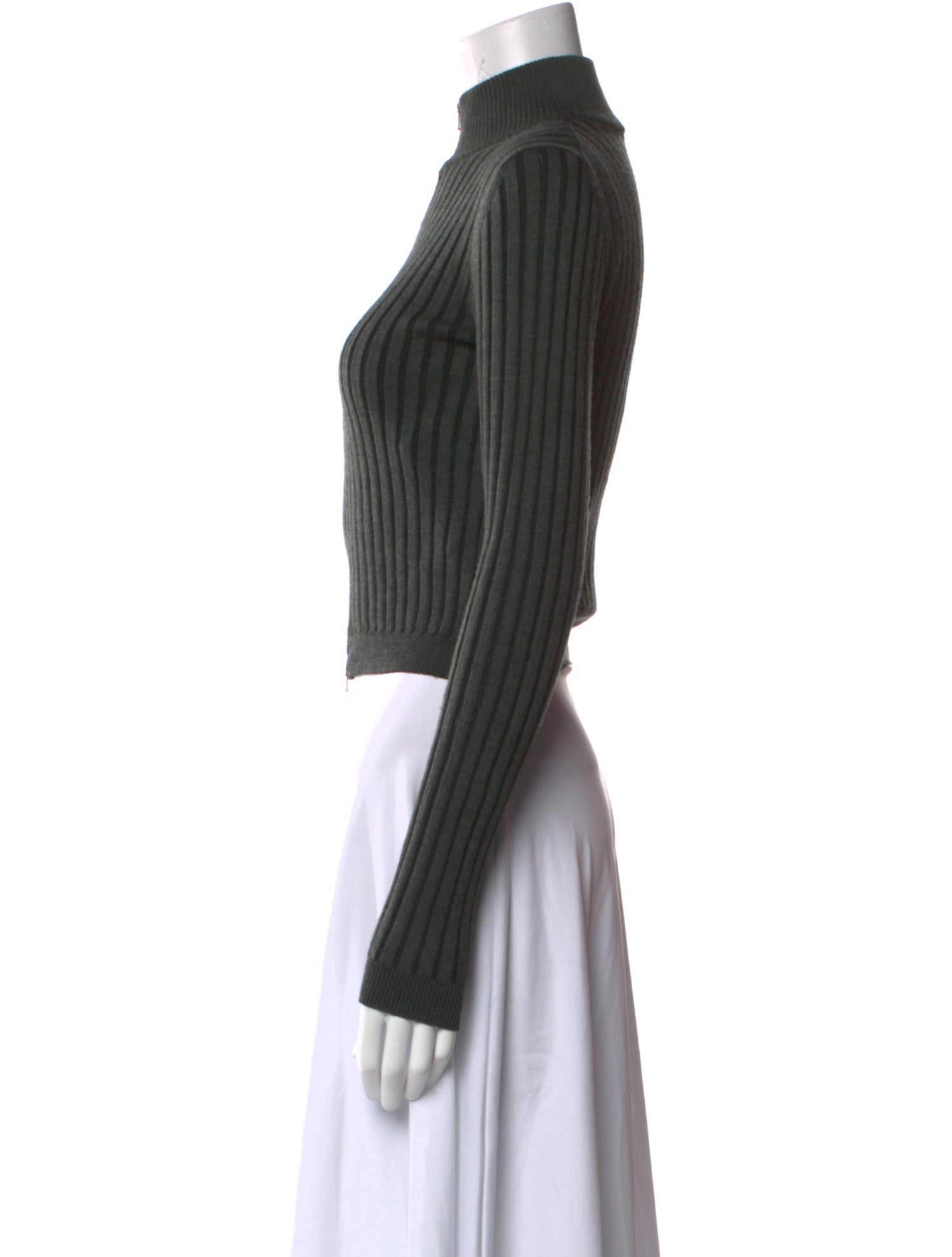 John Elliott Wool Mock Neck Sweater