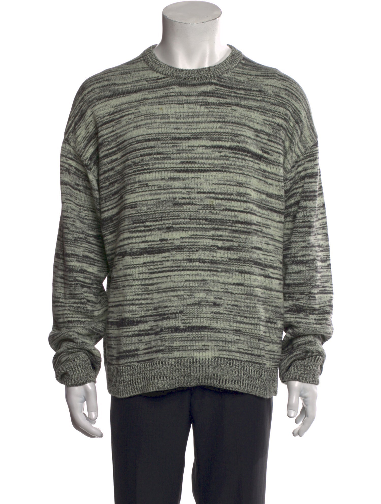 John Elliott Striped Crew Neck Pullover