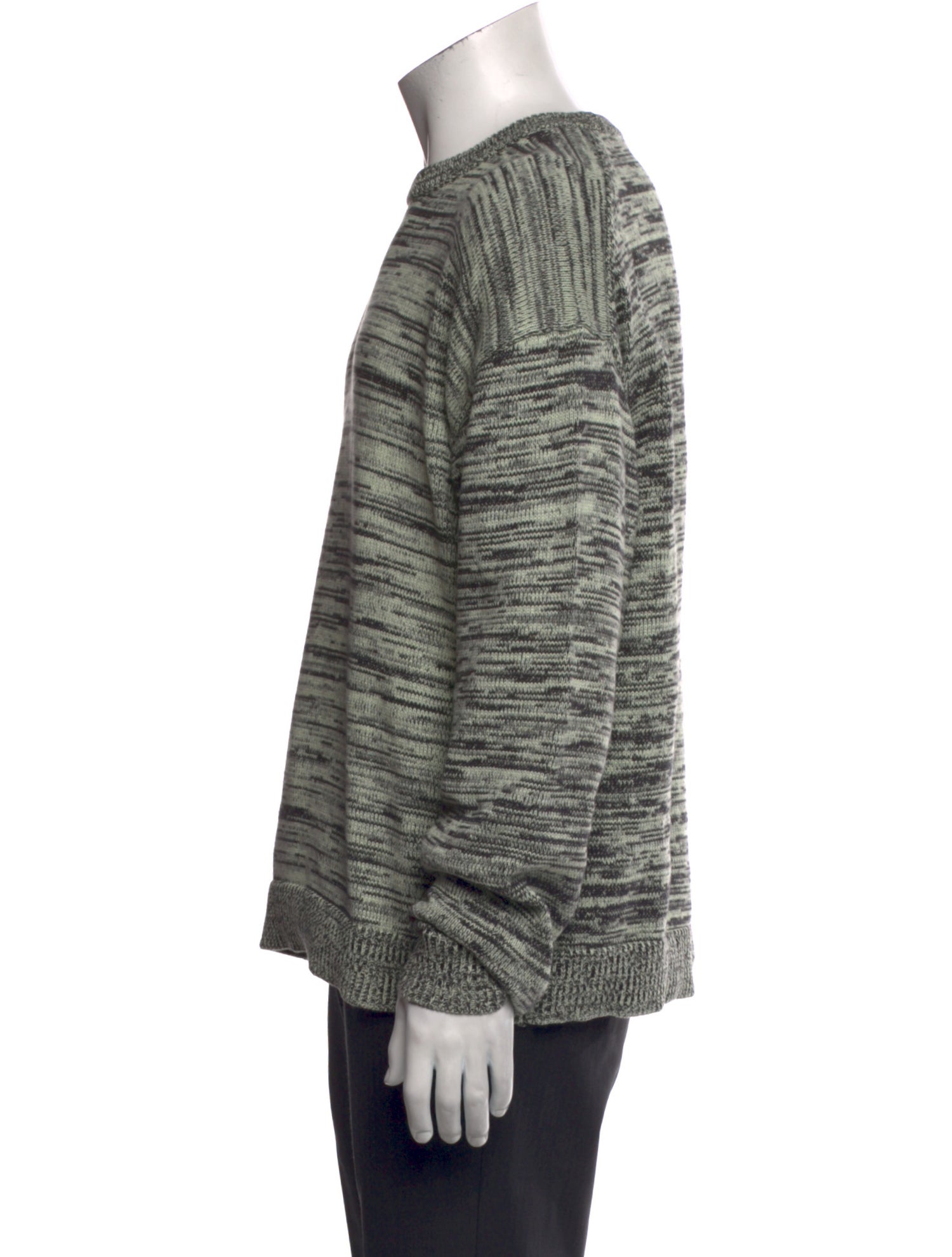 John Elliott Striped Crew Neck Pullover