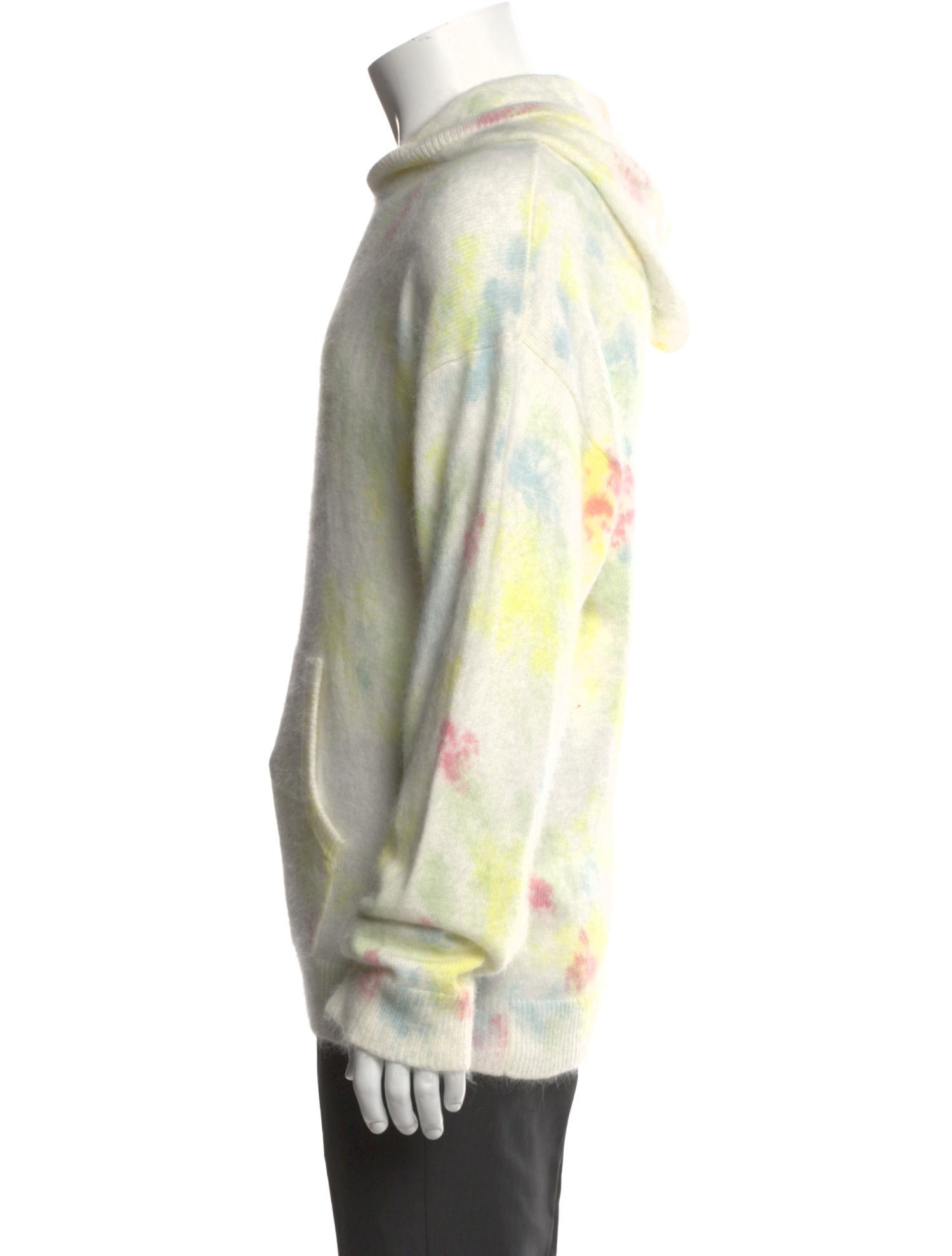 John Elliott Cashmere Tie-Dye Print Pullover