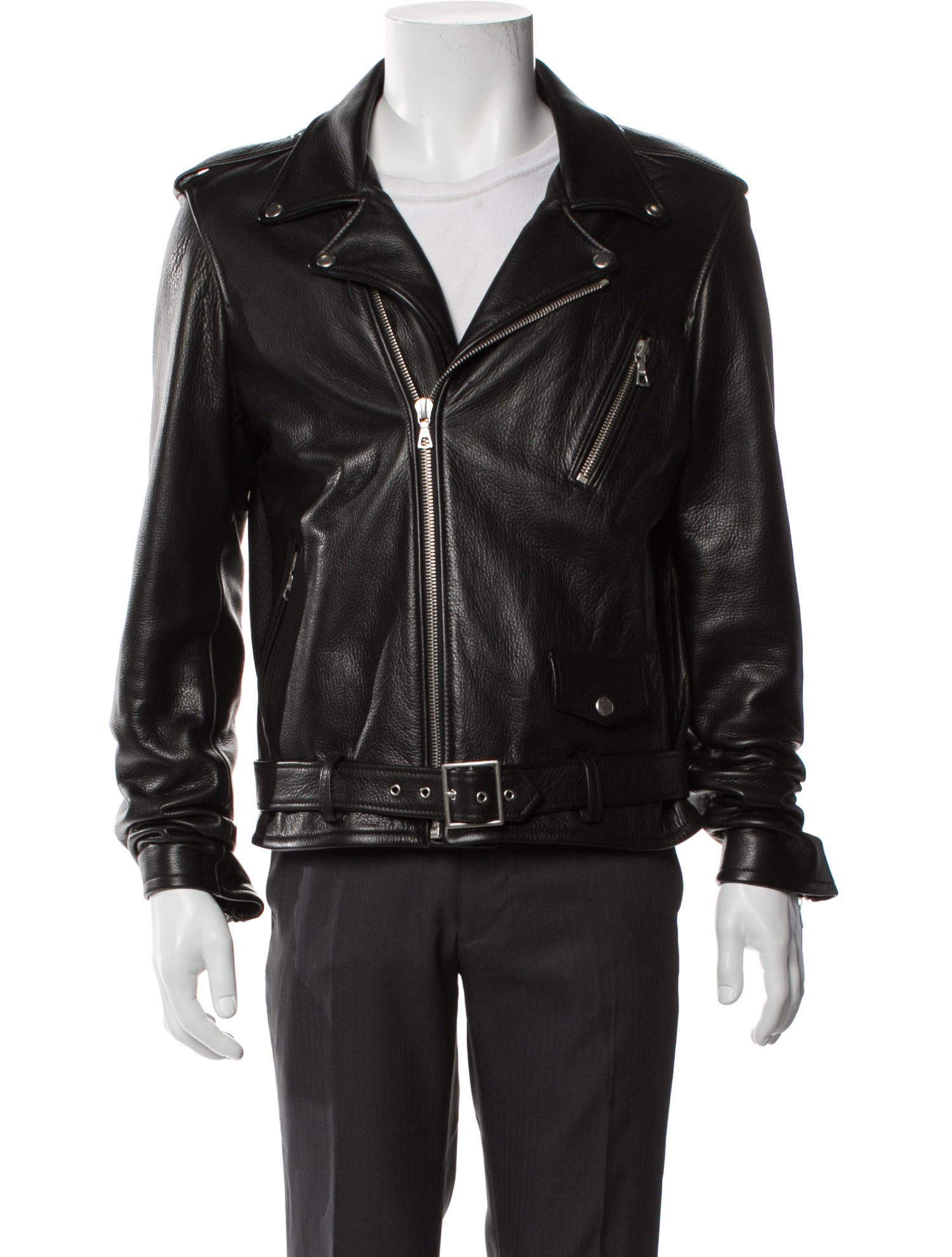 John Elliott Leather Moto Jacket