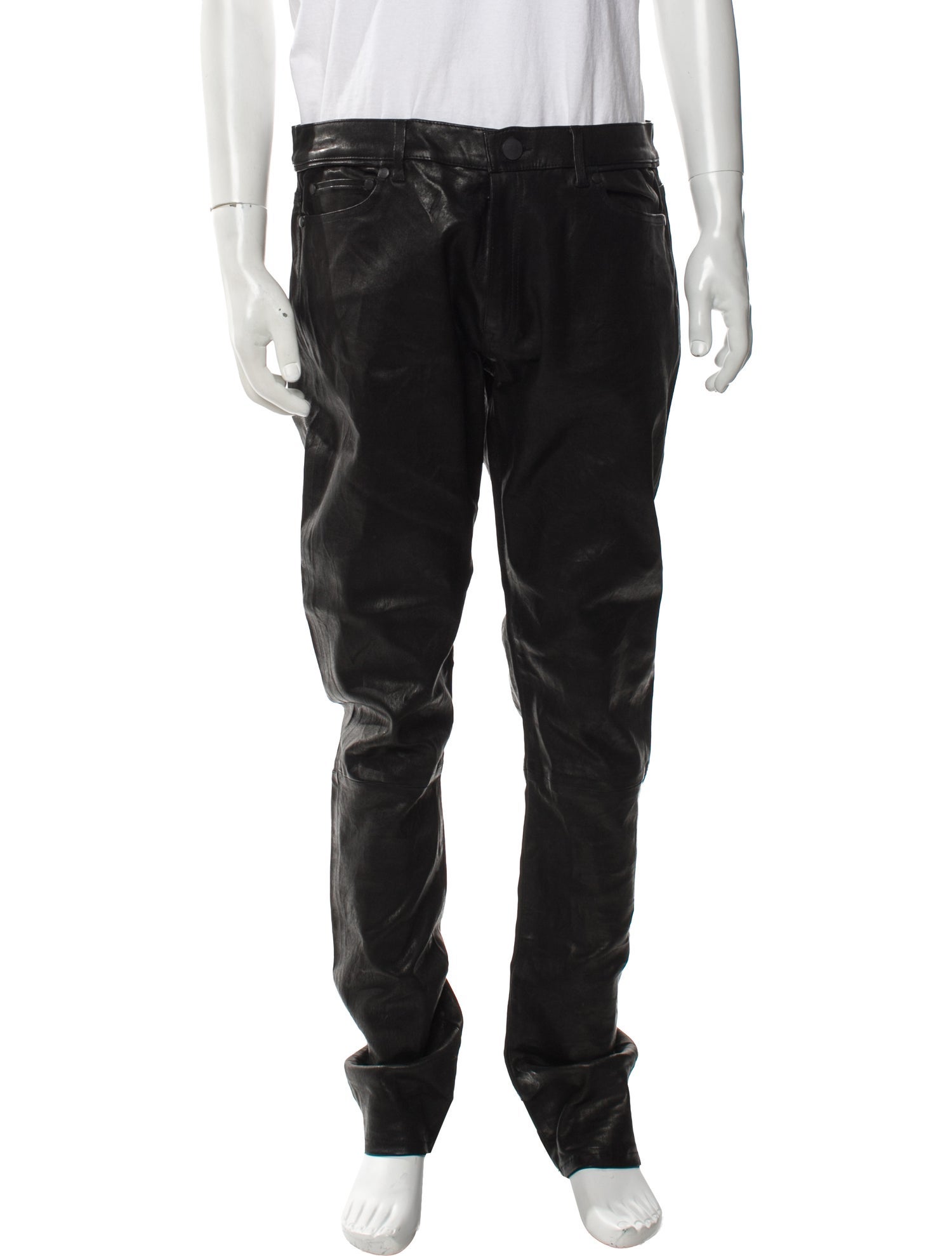 John Elliott Lamb Leather Moto Pants w/ Tags