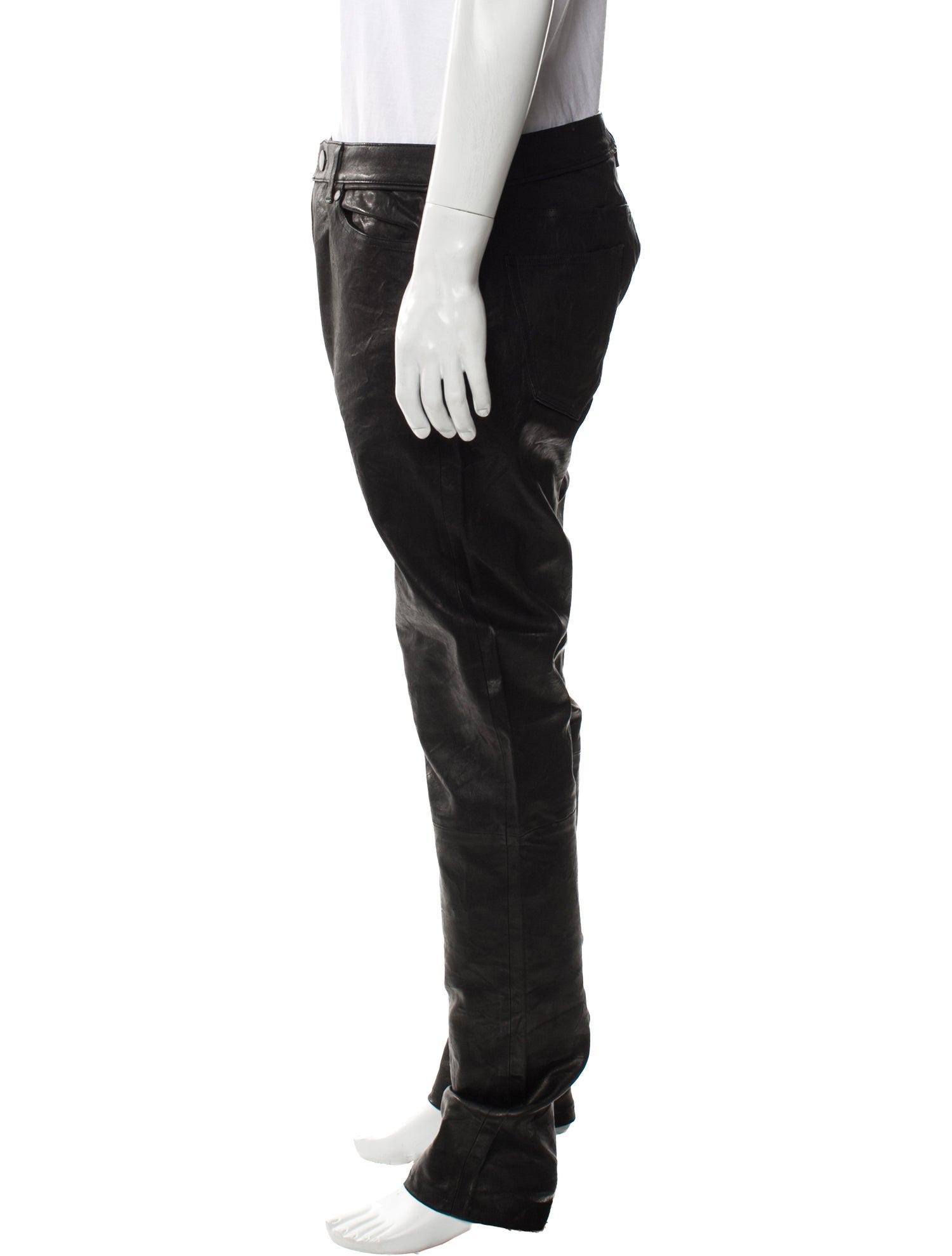 John Elliott Lamb Leather Moto Pants w/ Tags