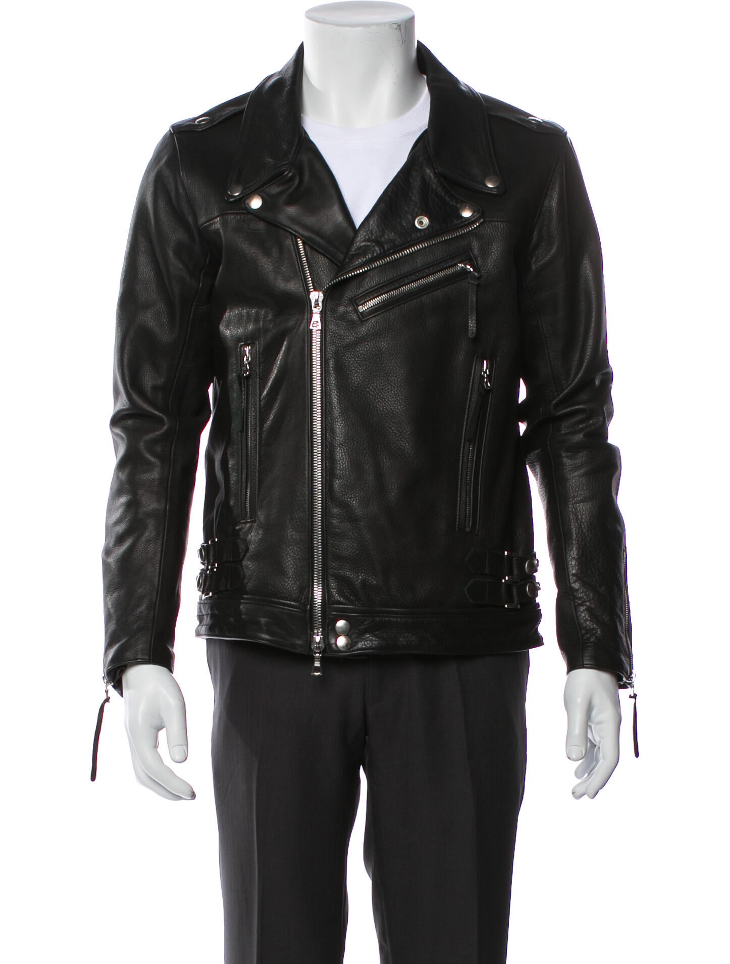 John Elliott Leather Moto Jacket
