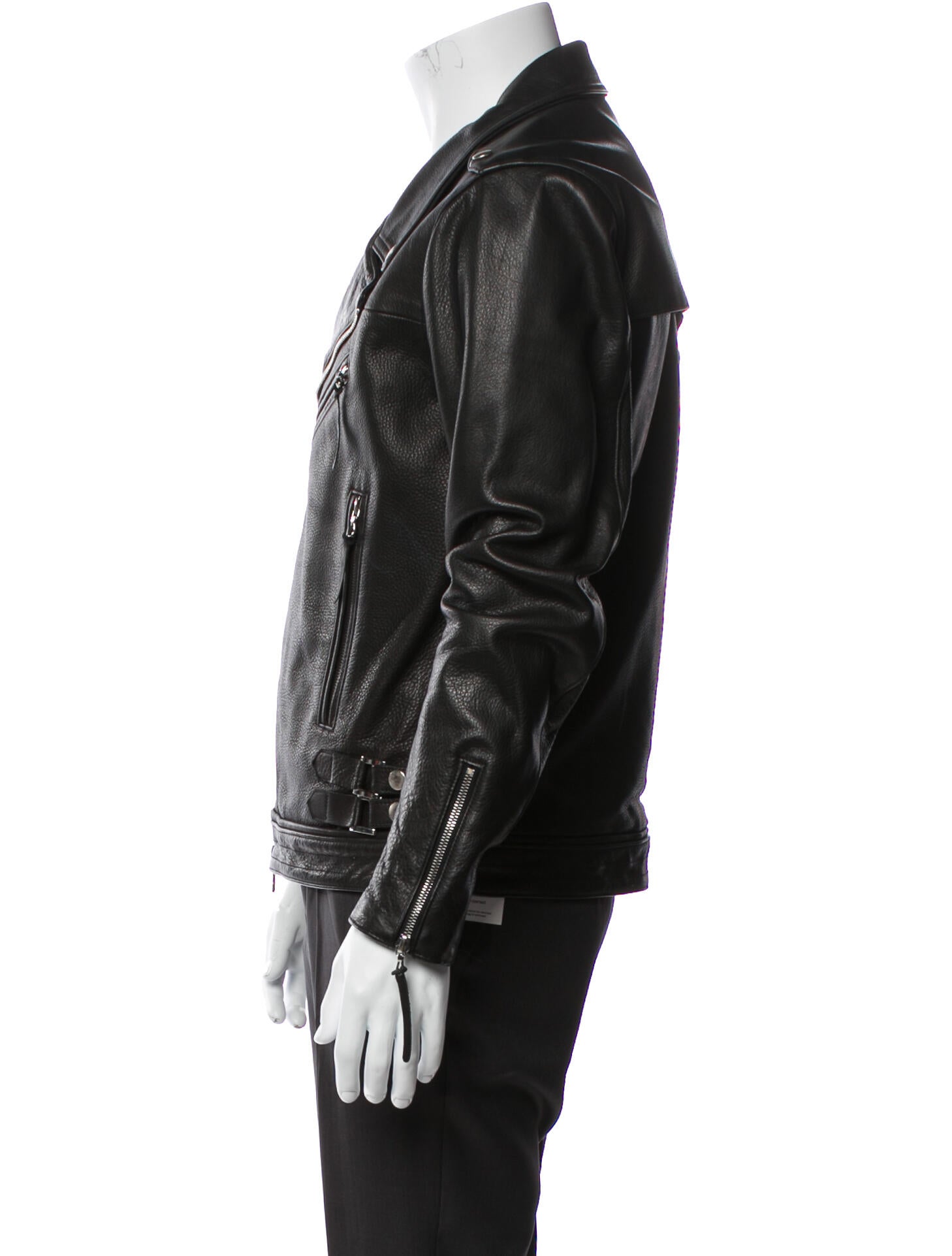 John Elliott Leather Moto Jacket
