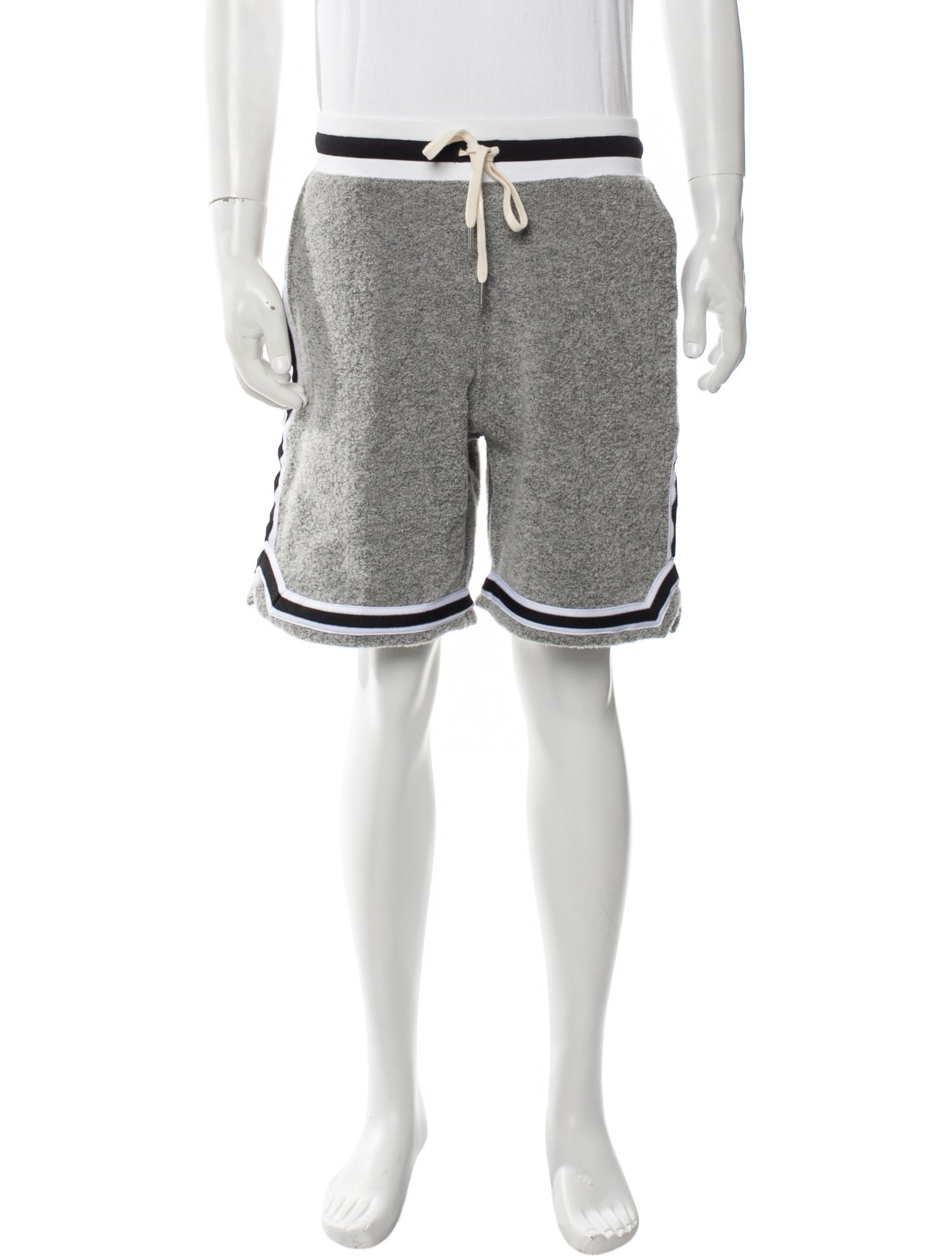 John Elliott Striped Jogger Shorts w/ Tags