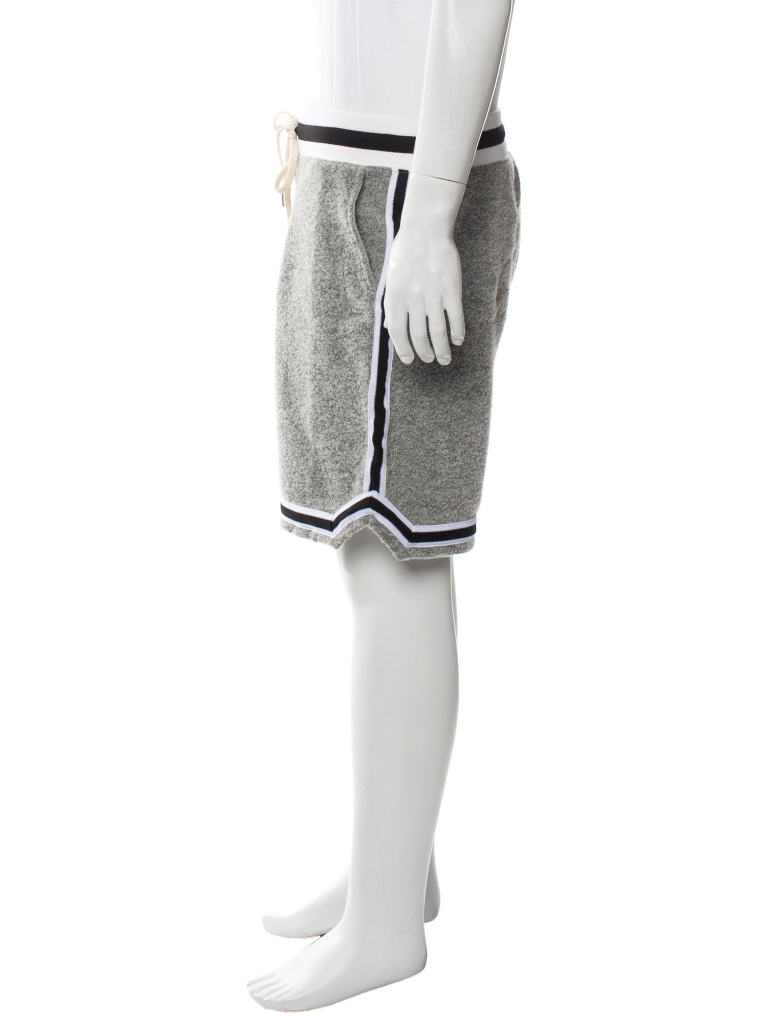 John Elliott Striped Jogger Shorts w/ Tags