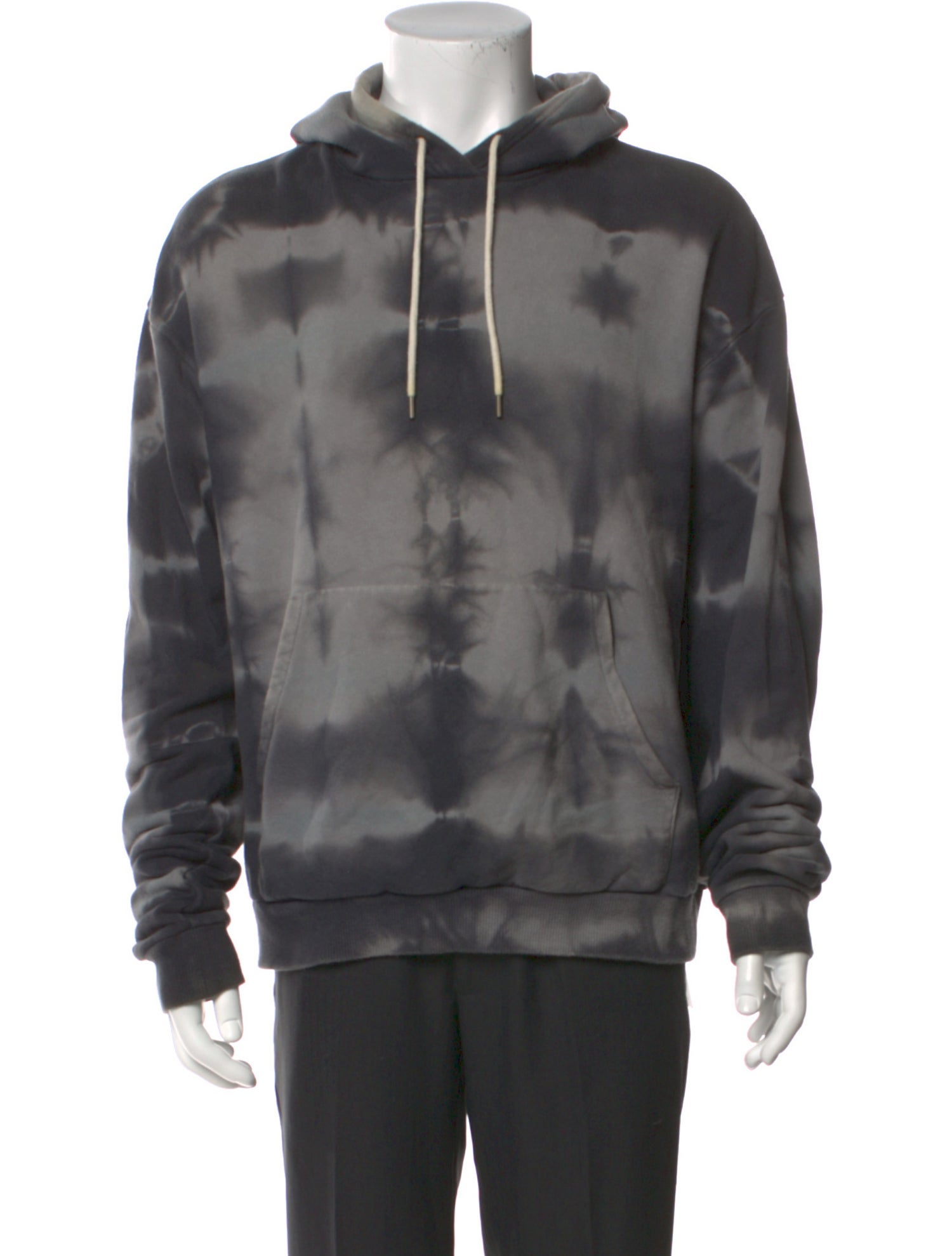 John Elliott Tie-Dye Print Crew Neck Hoodie