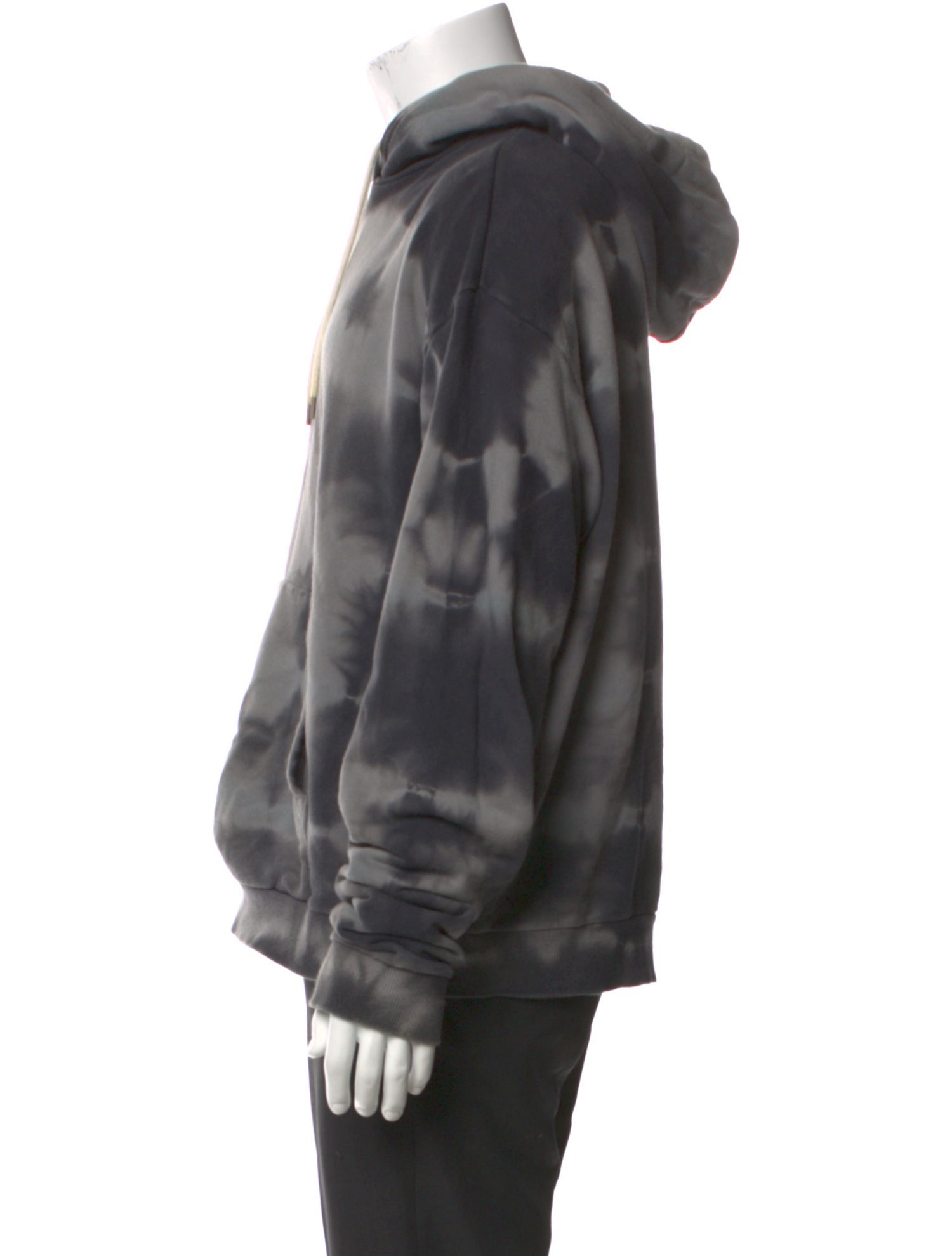 John Elliott Tie-Dye Print Crew Neck Hoodie