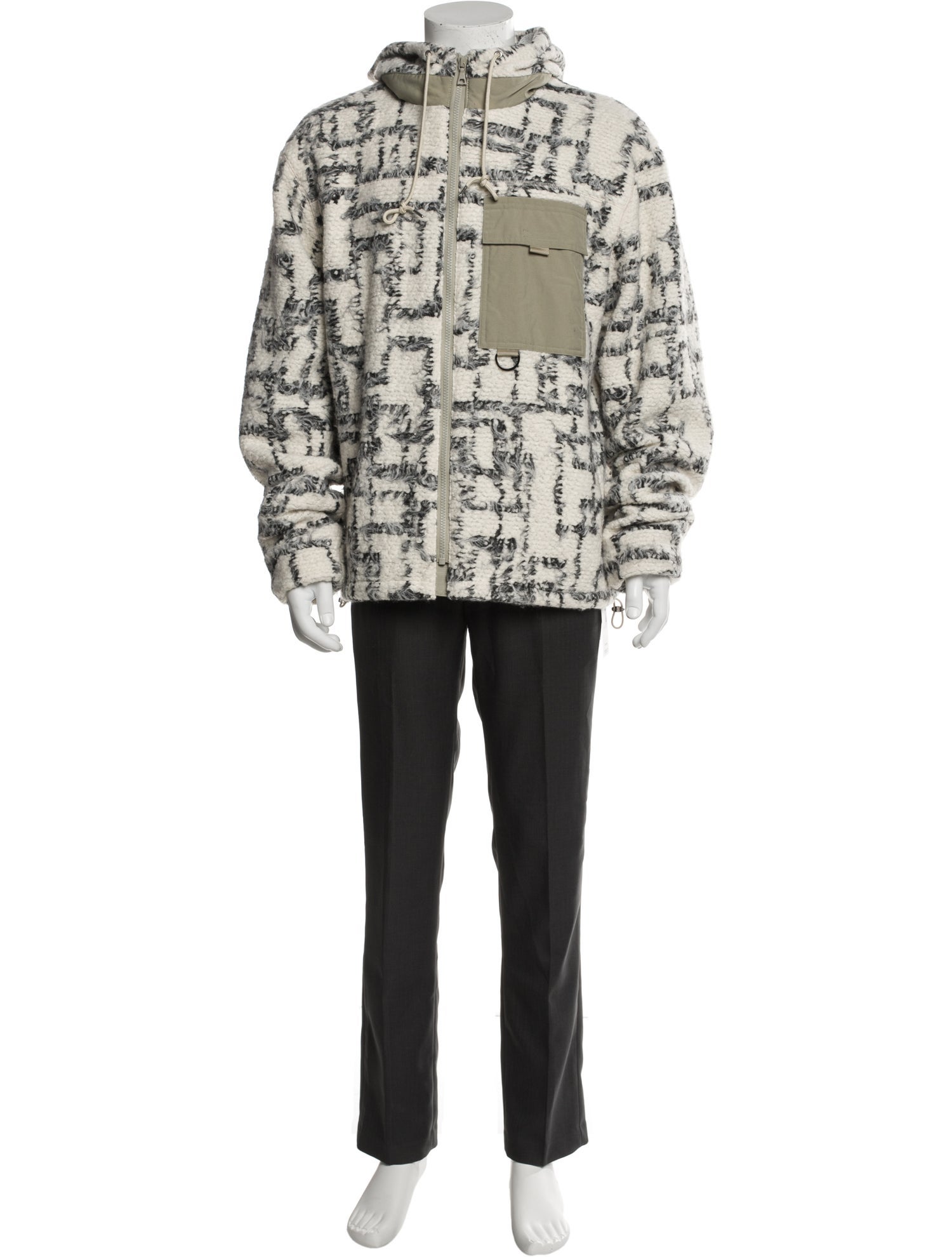 John Elliott Plaid Print Parka
