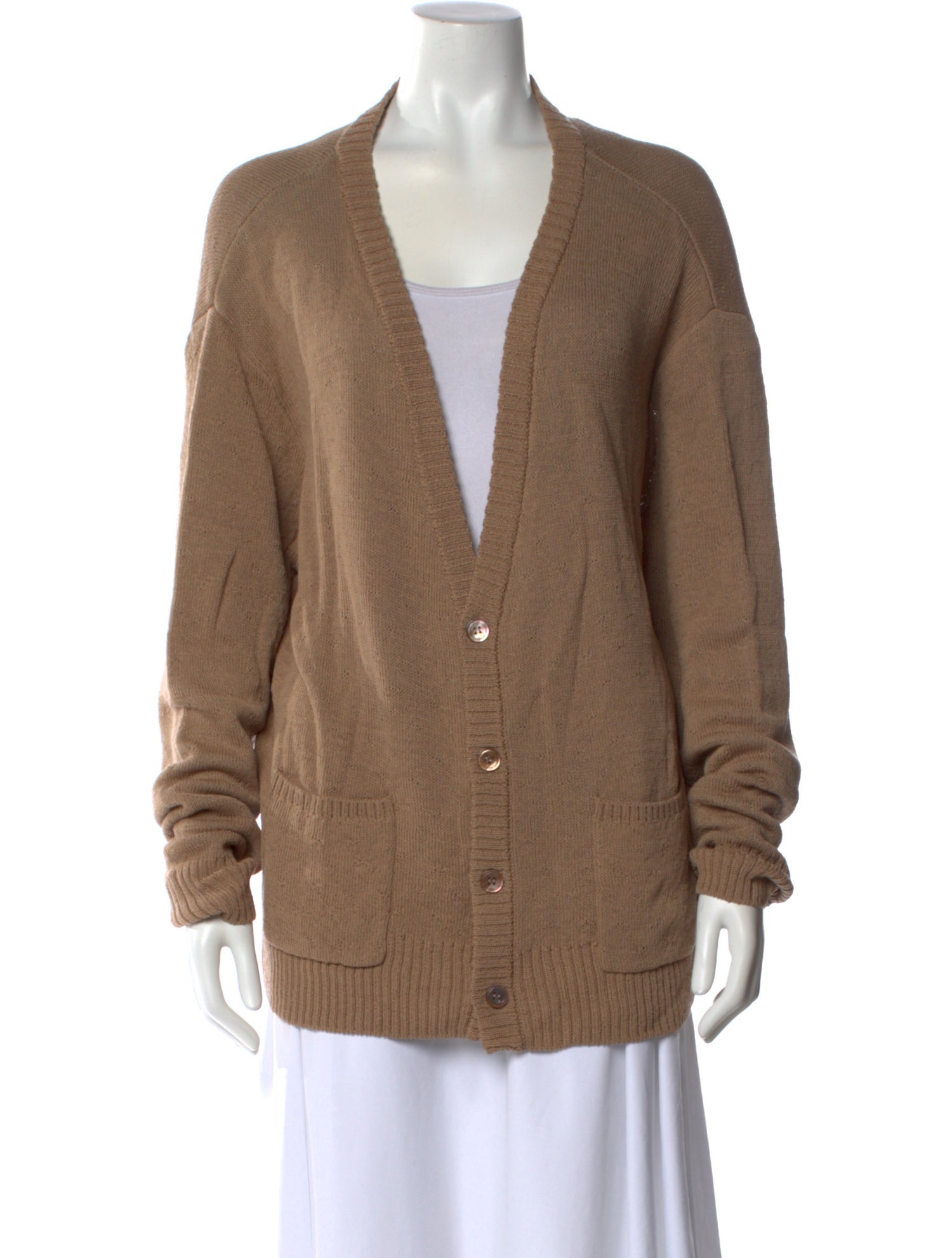 John Elliott Wool V-Neck Cardigan