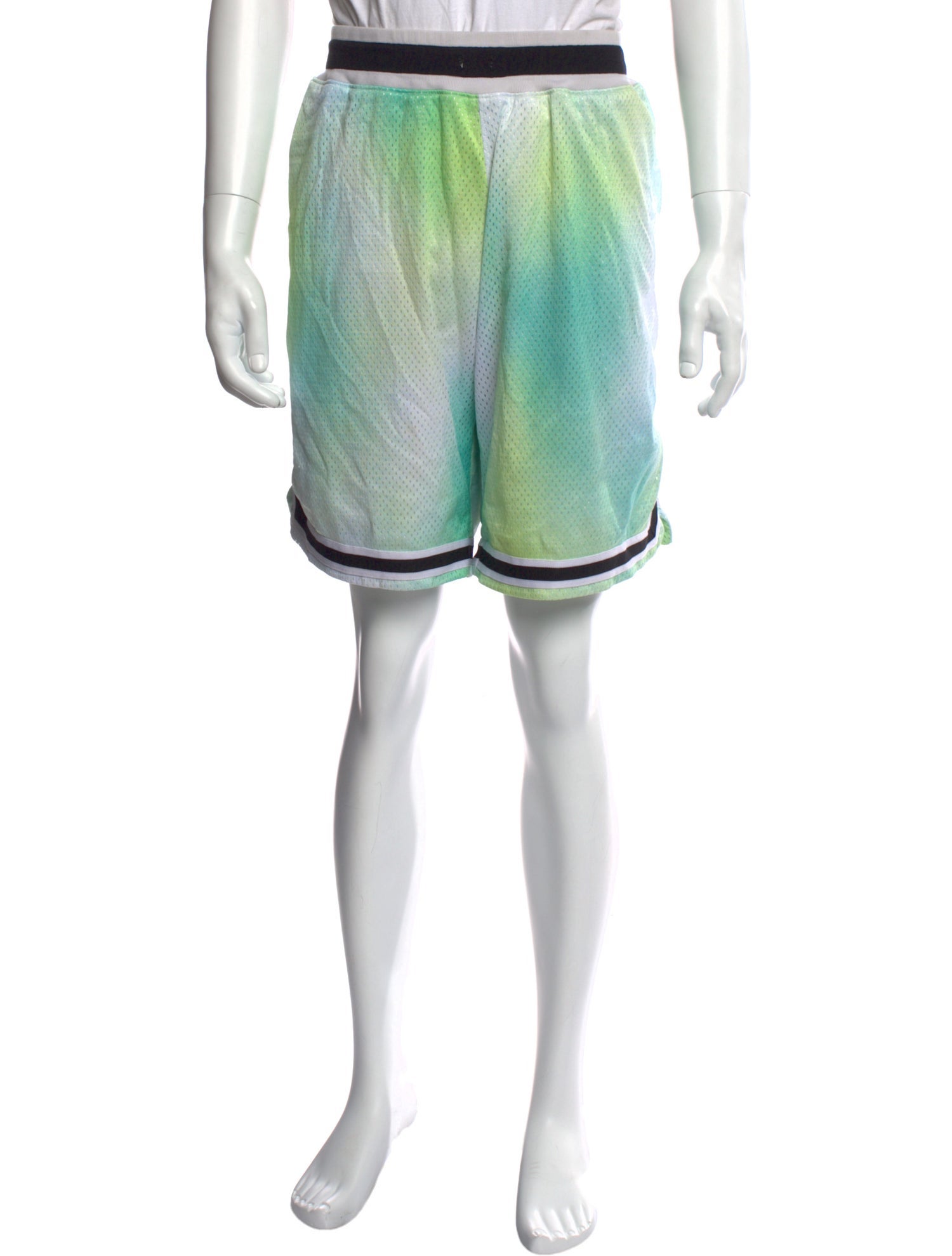 John Elliott Tie-Dye Print Jogger Shorts