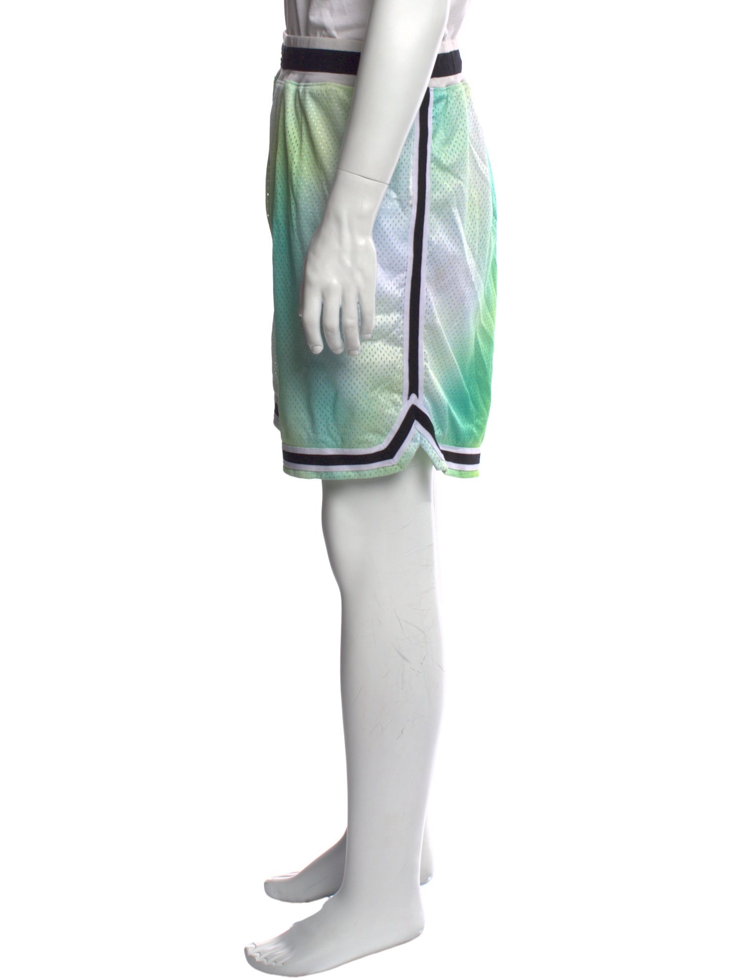 John Elliott Tie-Dye Print Jogger Shorts