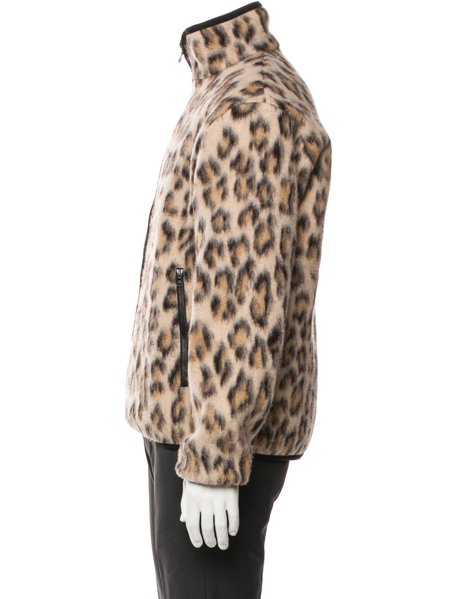 John Elliott Animal Print Windbreaker