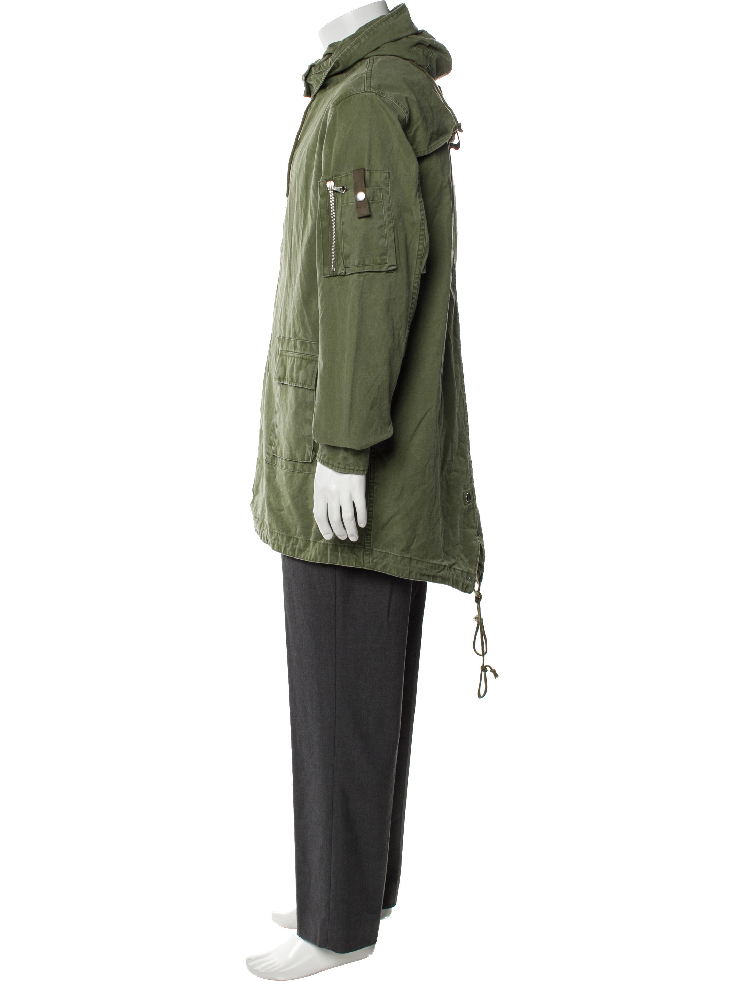 John Elliott Graphic Print Parka w/ Tags