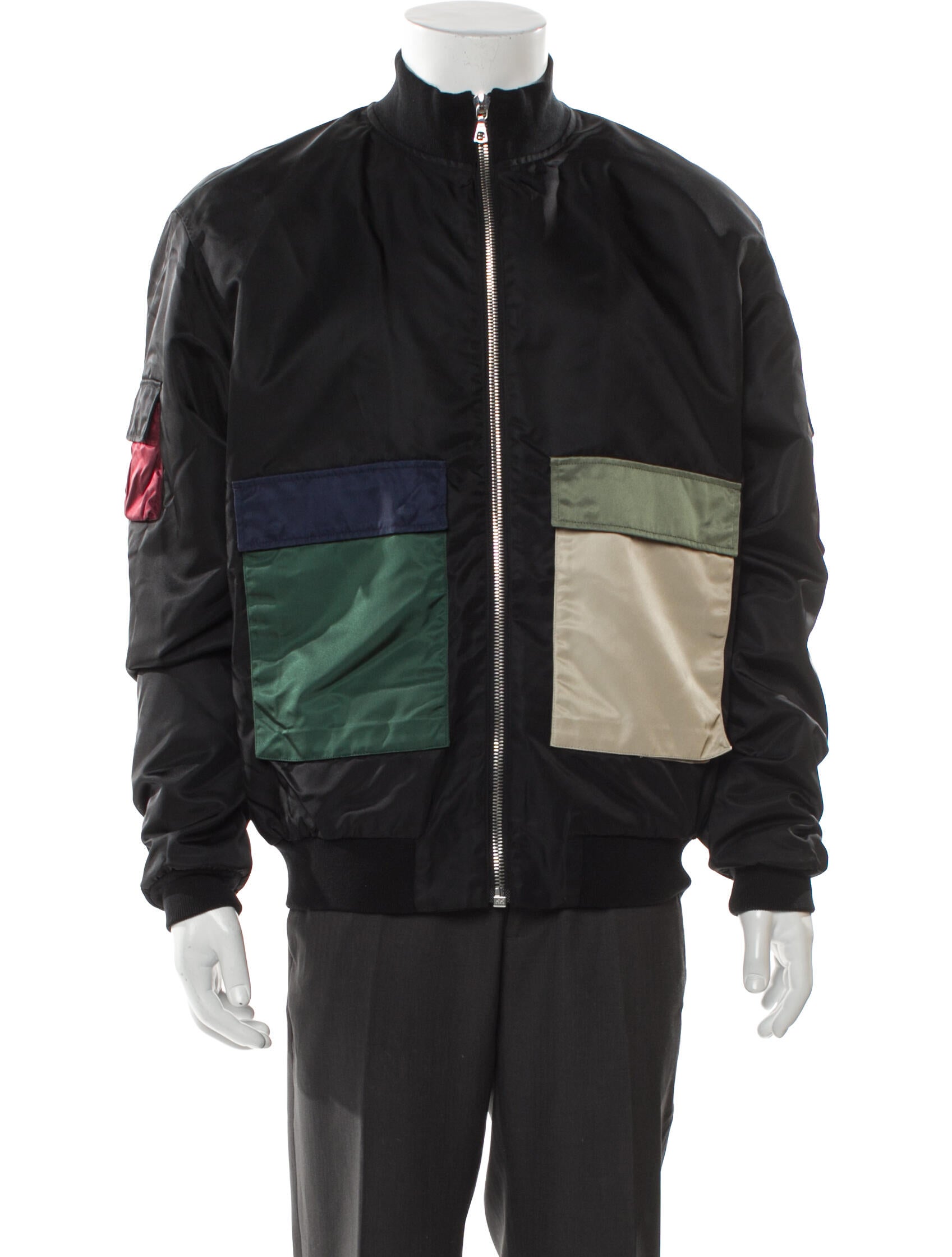 John Elliott Colorblock Pattern Windbreaker w/ Tags