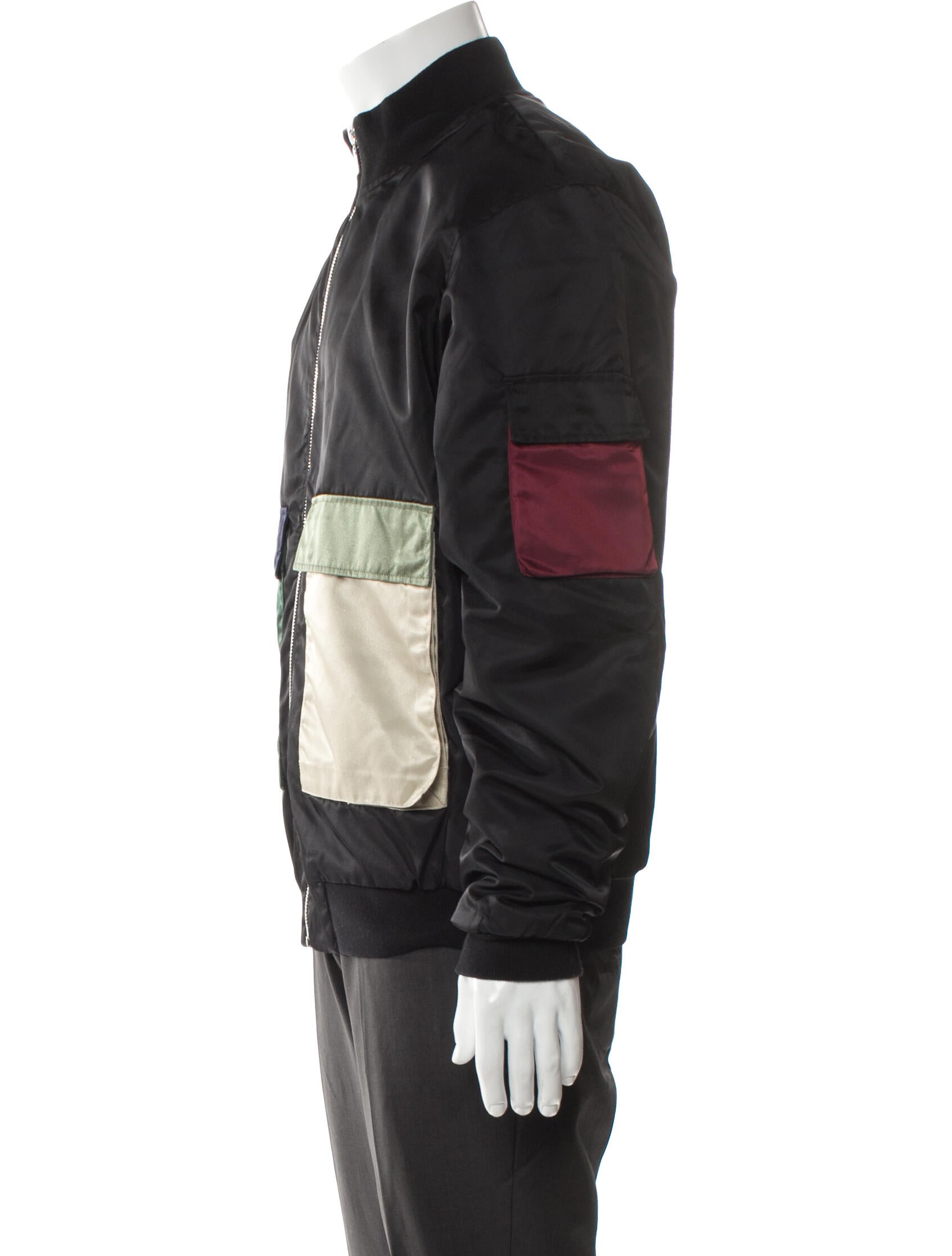 John Elliott Colorblock Pattern Windbreaker w/ Tags
