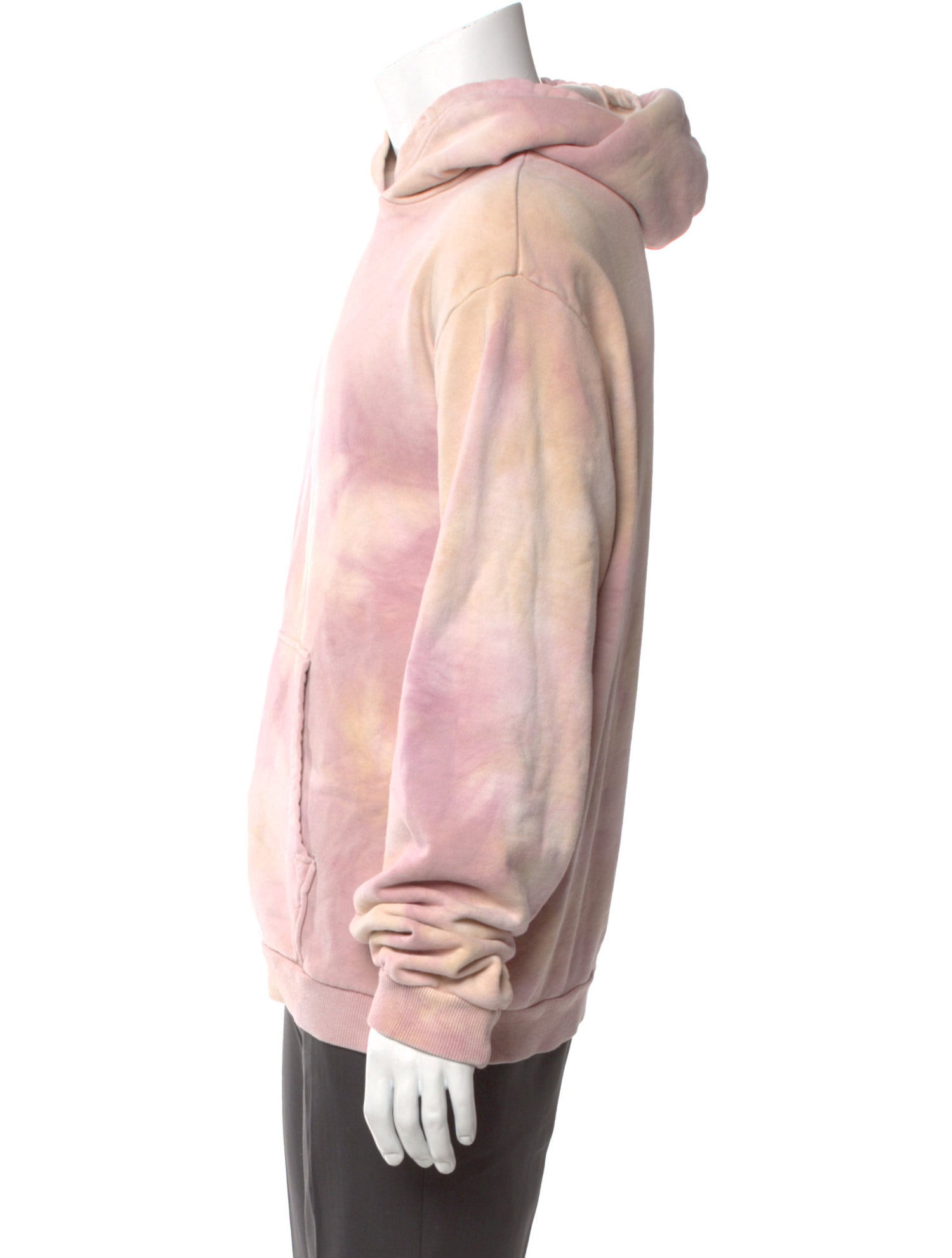 John Elliott Tie-Dye Print Crew Neck Hoodie