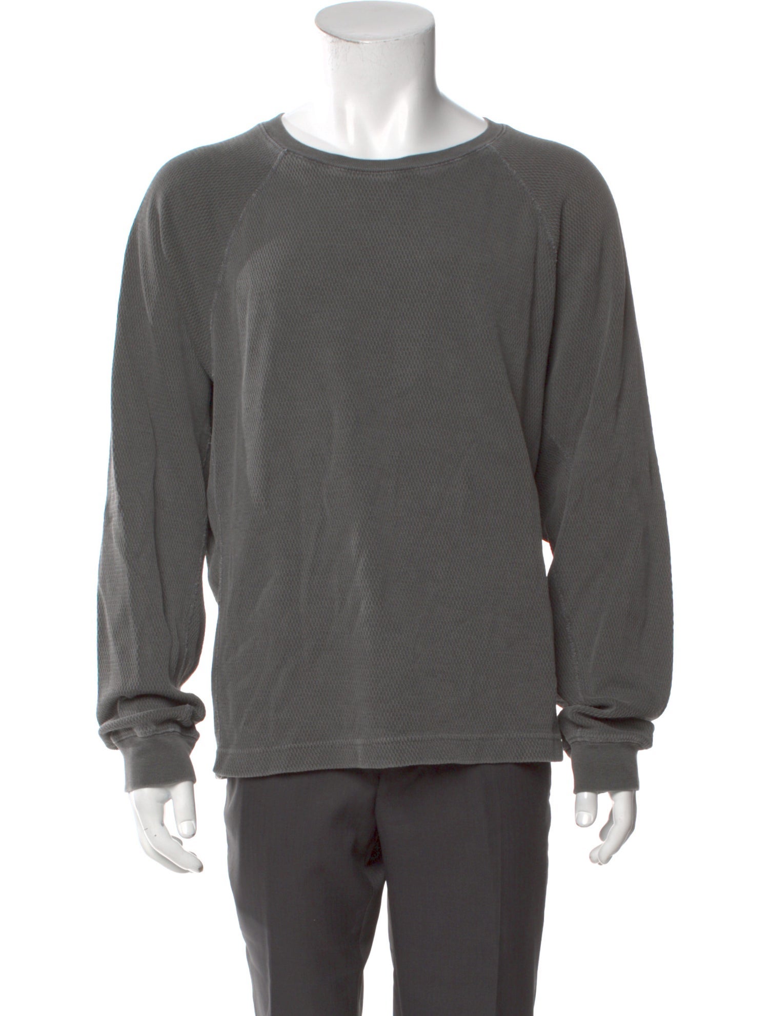 John Elliott Scoop Neck Long Sleeve Pullover