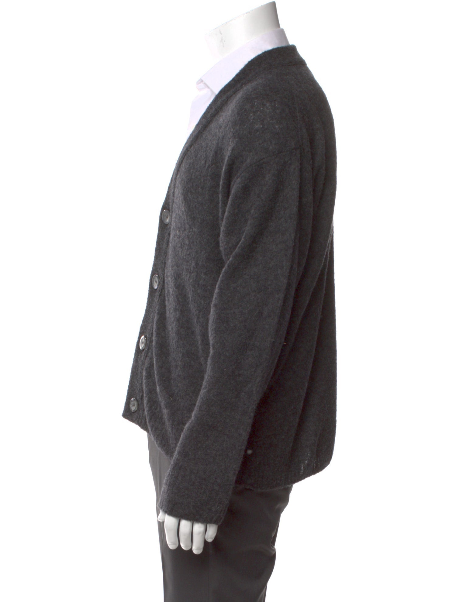 John Elliott Wool V-Neck Cardigan