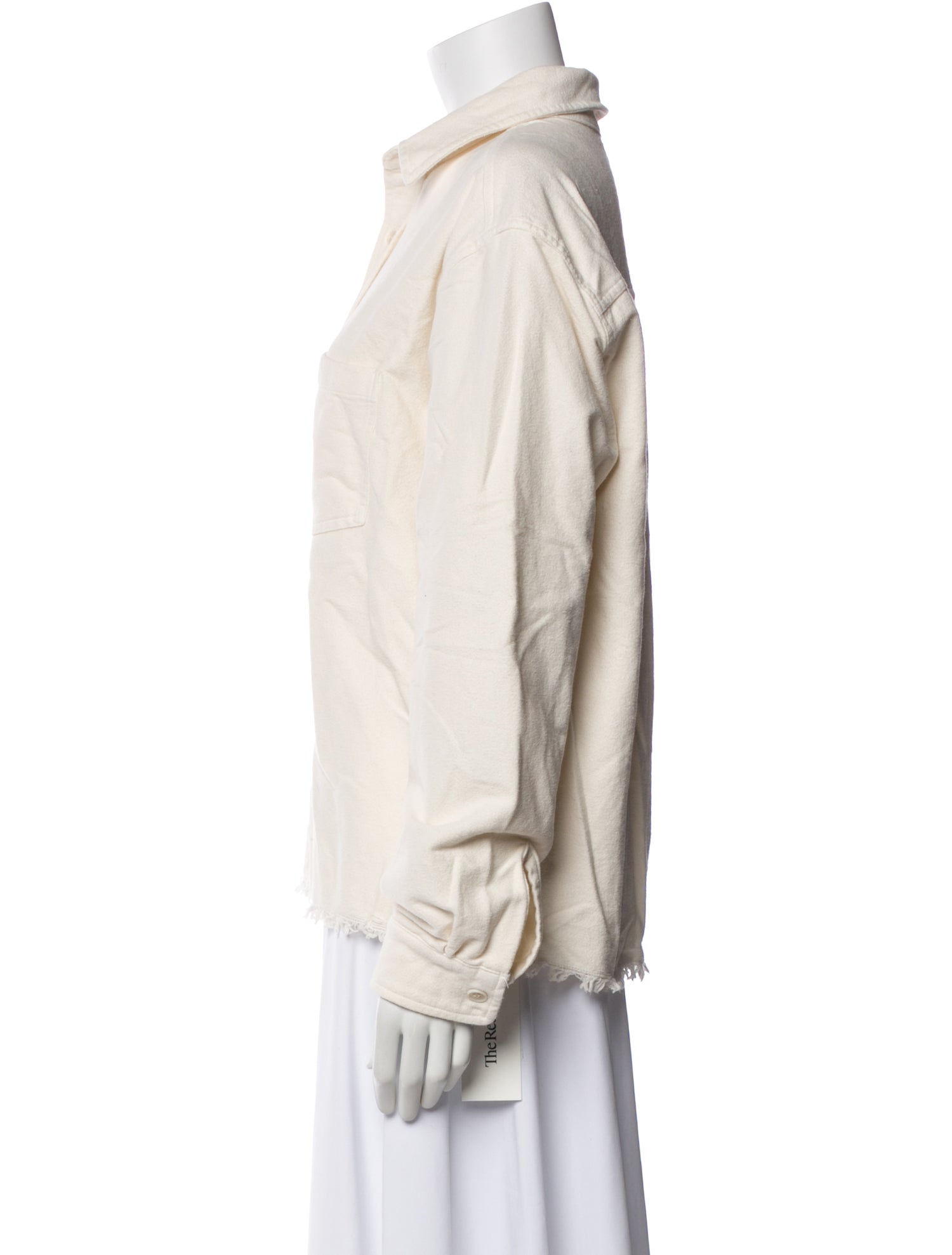 John Elliott Long Sleeve Button-Up Top