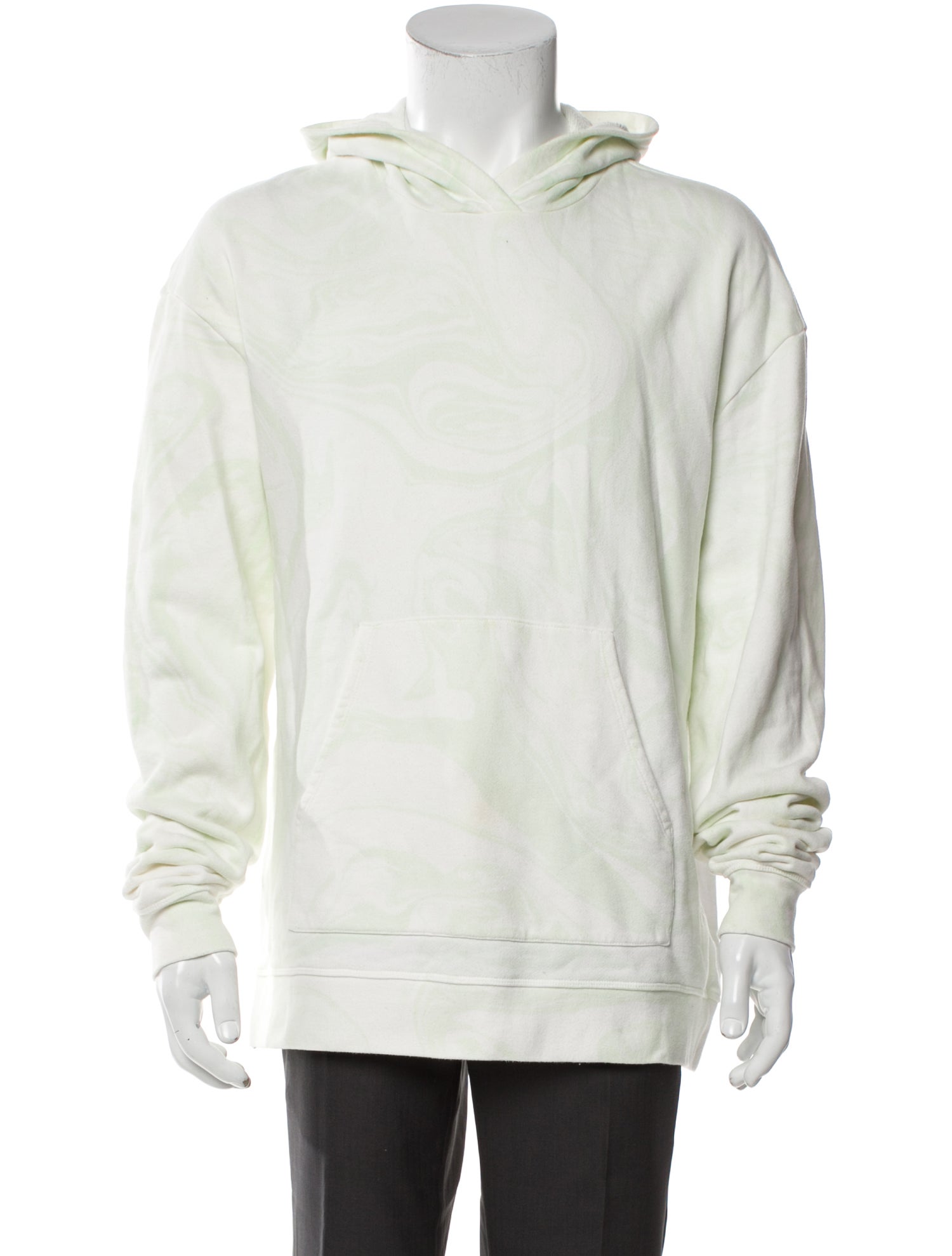 John Elliott V-Neck Long Sleeve Hoodie