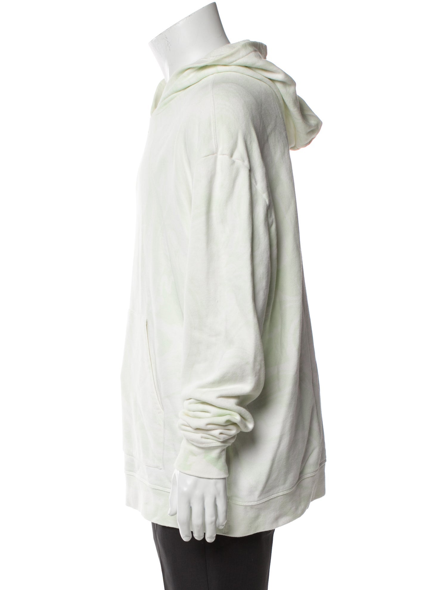 John Elliott V-Neck Long Sleeve Hoodie